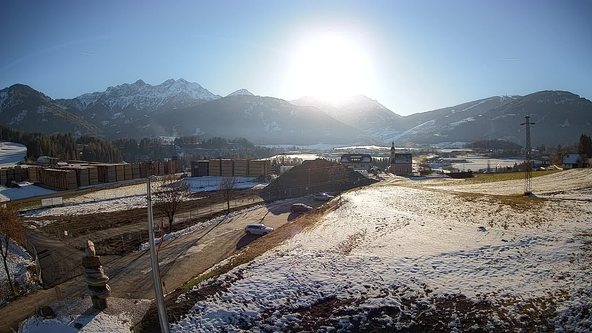 Webcam Rasun / Plan de Corones – Vista live dalla Valle di Anterselva