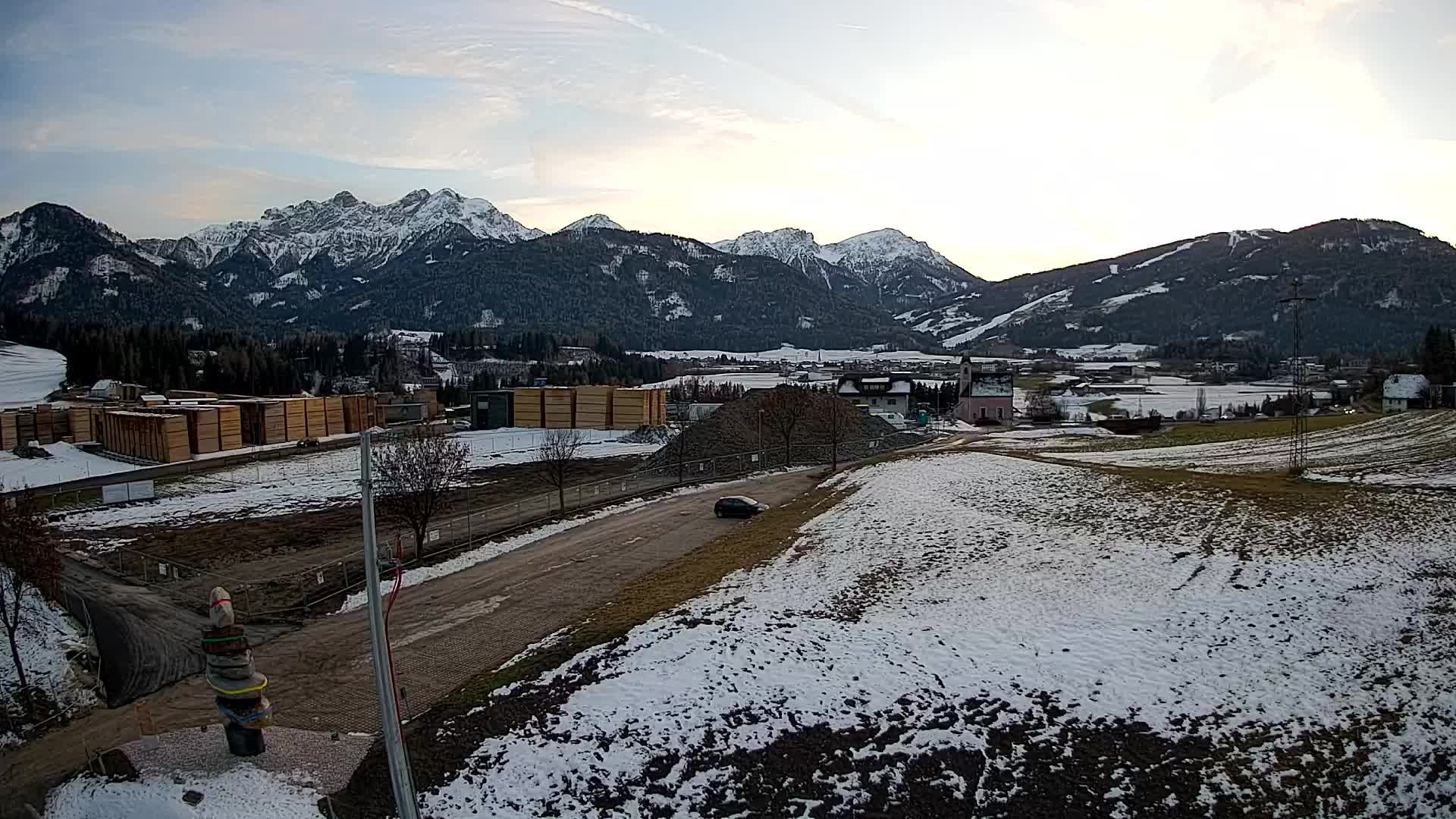Webcam Rasun / Plan de Corones – Vista live dalla Valle di Anterselva