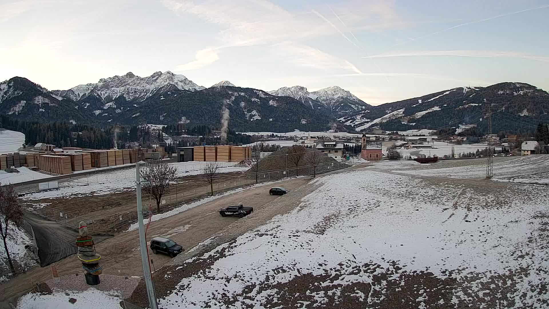 Webcam Rasun / Plan de Corones – Vista live dalla Valle di Anterselva