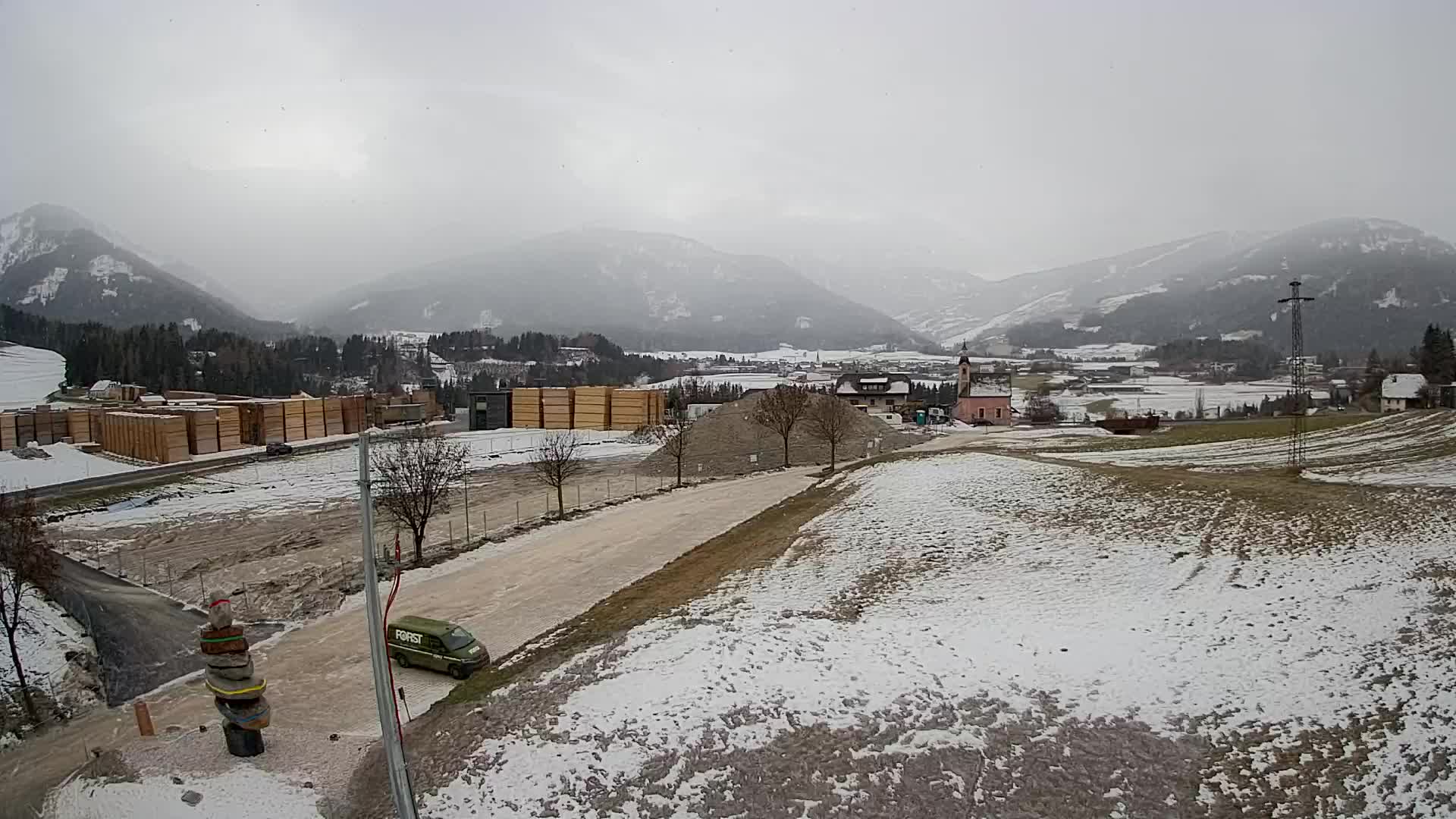 Webcam Rasun / Plan de Corones – Vista live dalla Valle di Anterselva