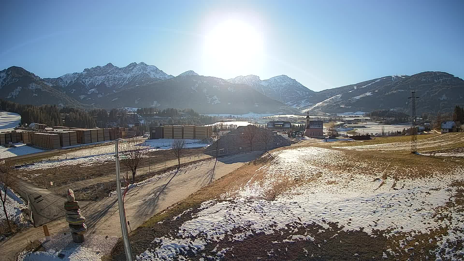 Webcam Rasun / Plan de Corones – Vista live dalla Valle di Anterselva