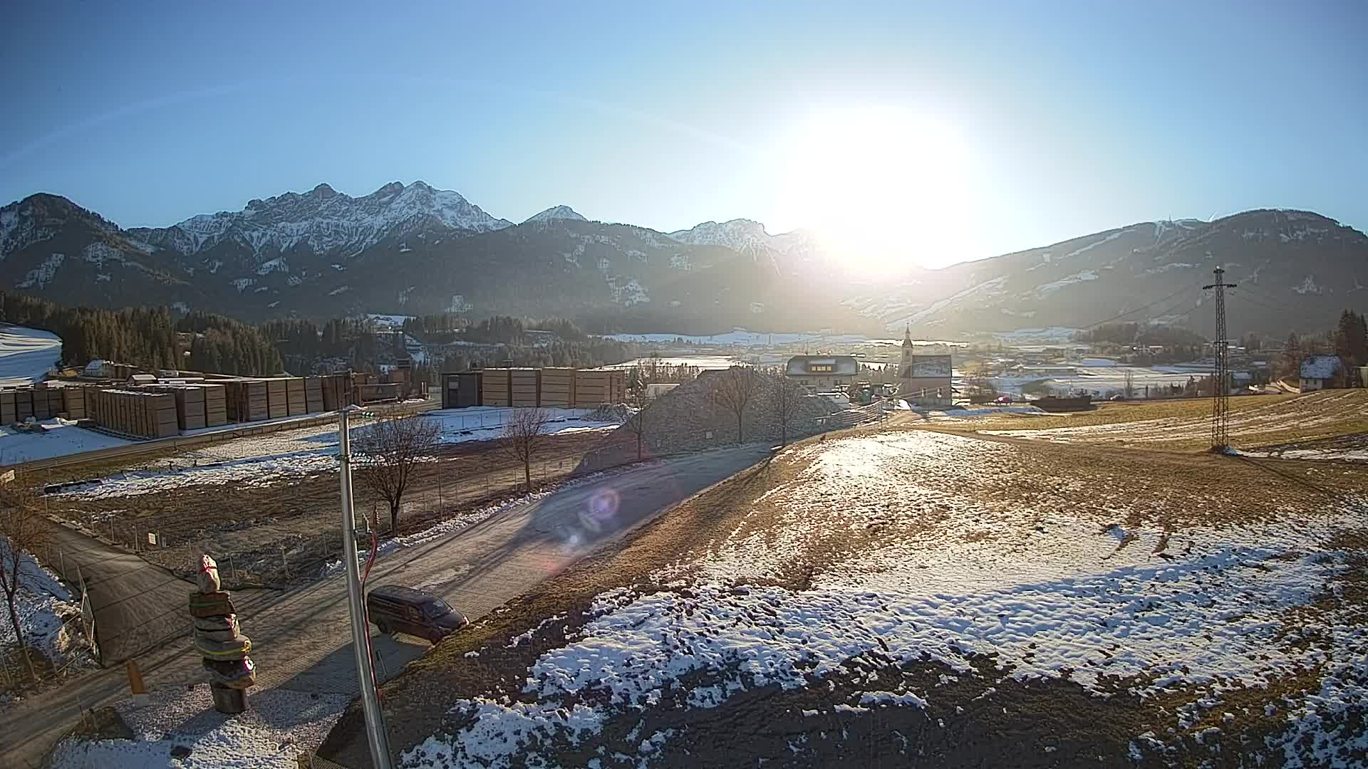 Webcam Rasun / Plan de Corones – Vista live dalla Valle di Anterselva