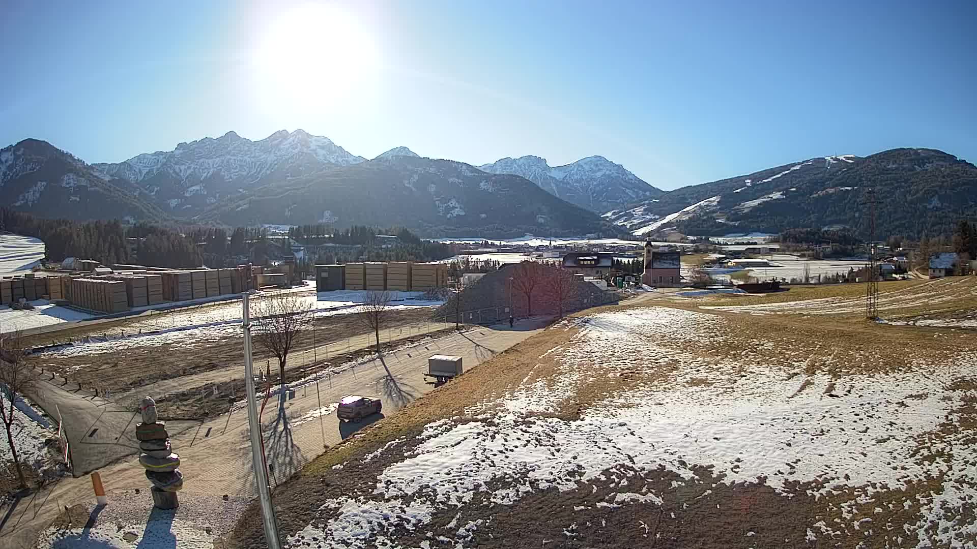 Webcam Rasun / Plan de Corones – Vista live dalla Valle di Anterselva