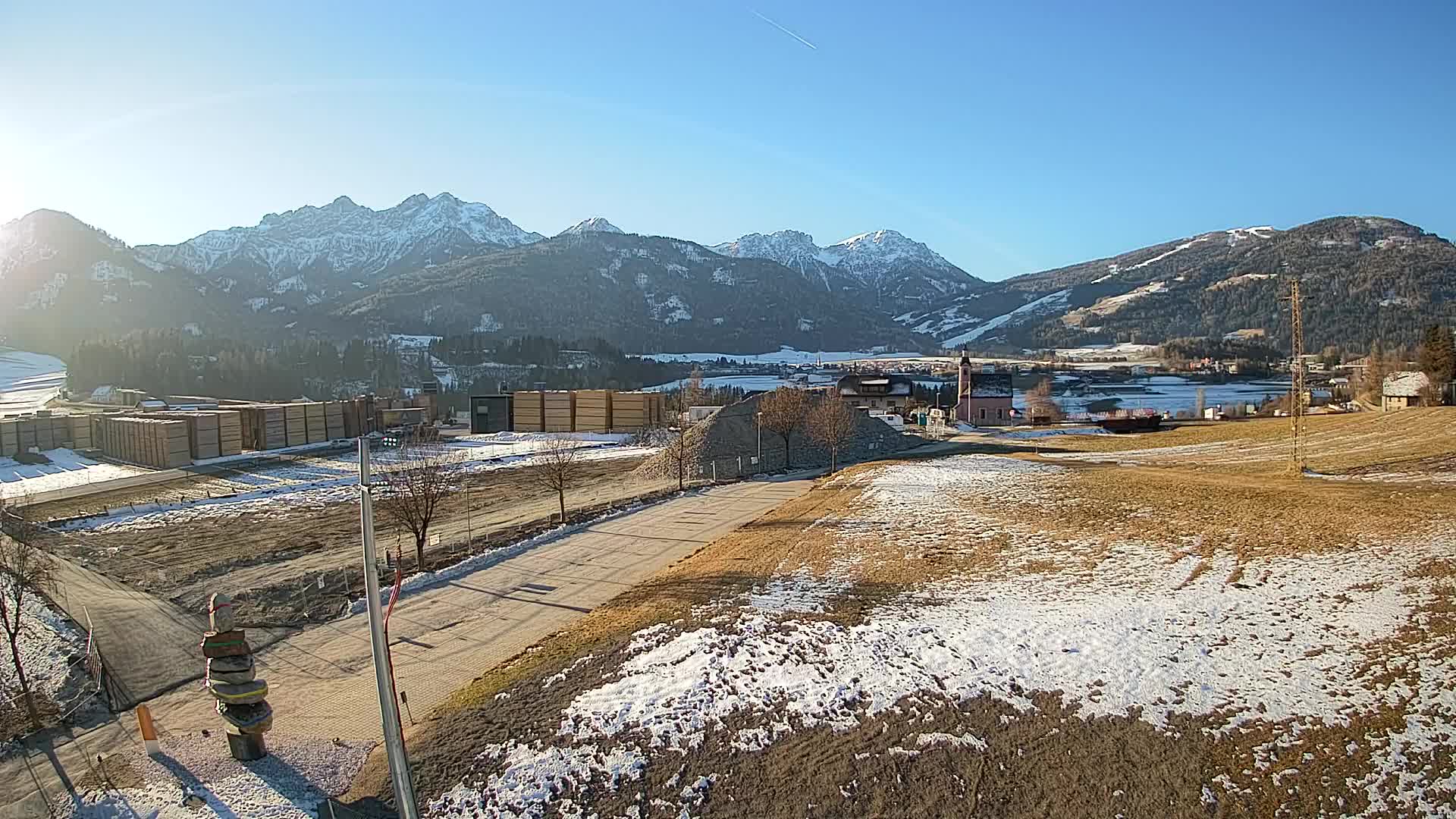 Webcam Rasun / Plan de Corones – Vista live dalla Valle di Anterselva