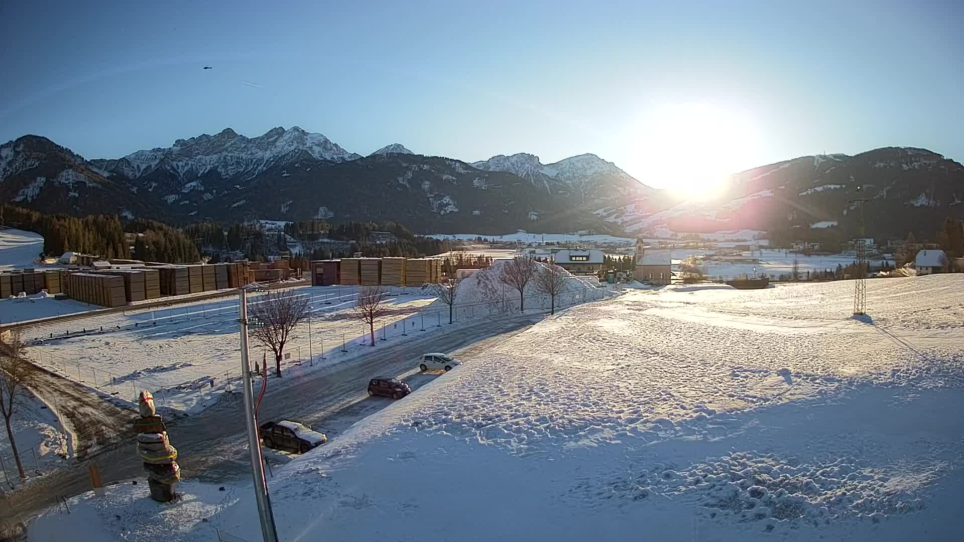 Webcam Rasun / Plan de Corones – Vista live dalla Valle di Anterselva