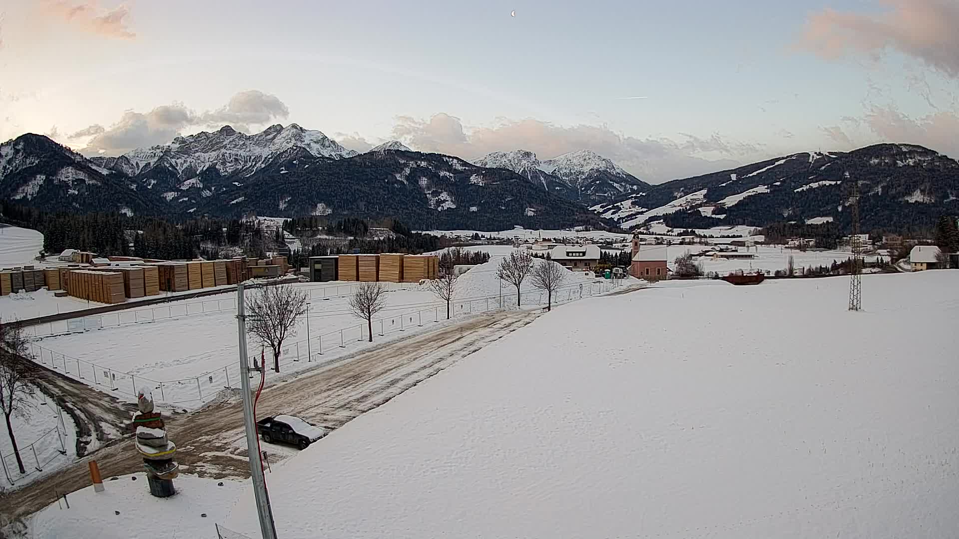 Webcam Rasun / Plan de Corones – Vista live dalla Valle di Anterselva