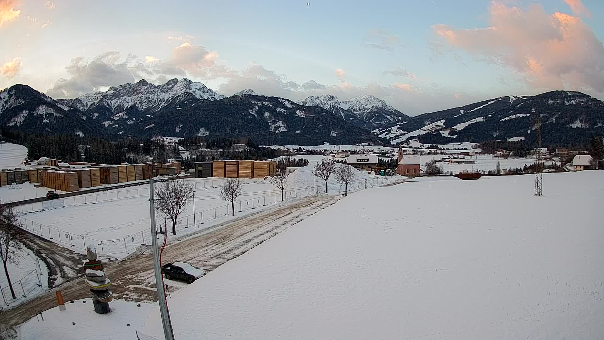 Webcam Rasun / Plan de Corones – Vista live dalla Valle di Anterselva