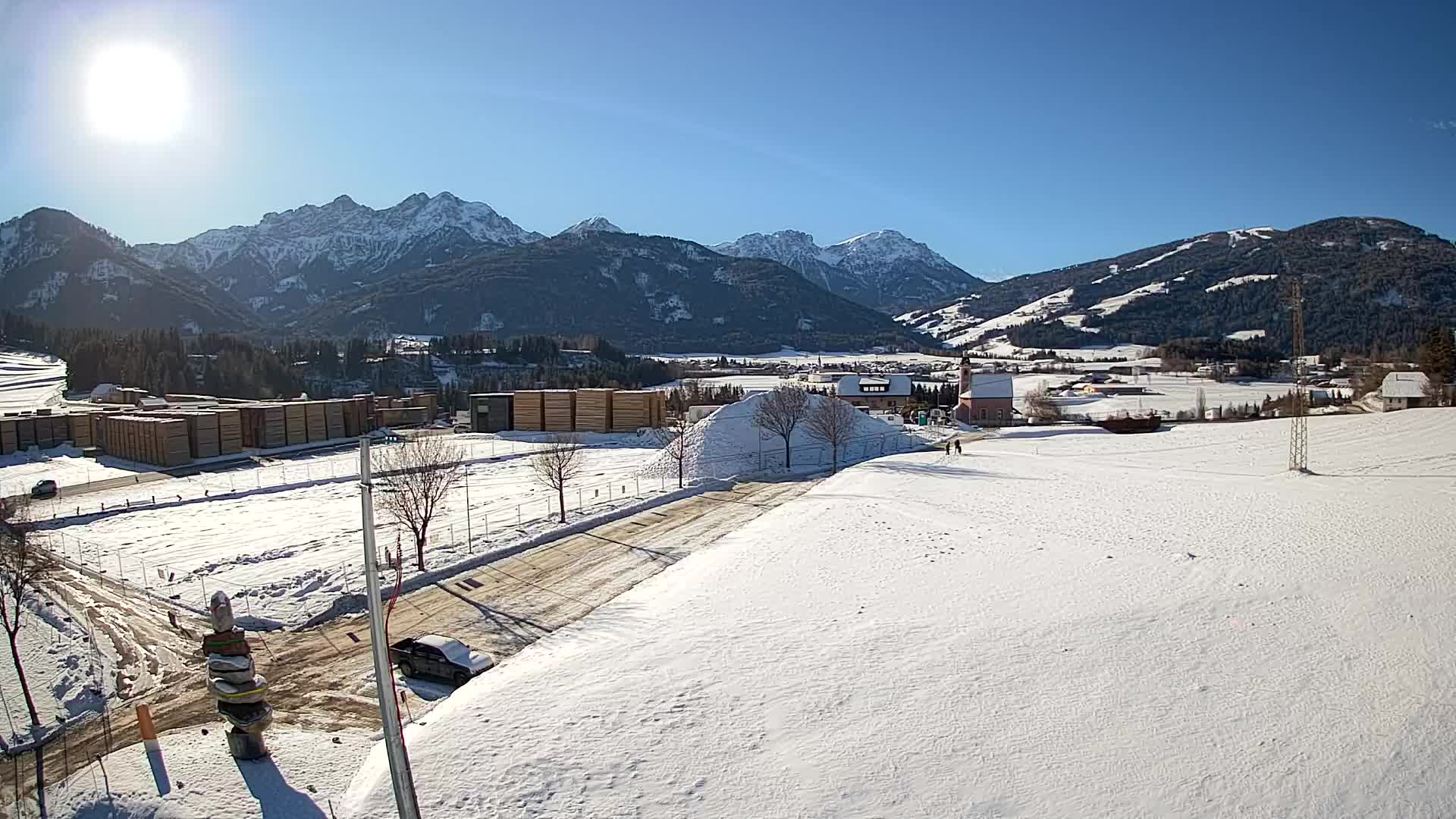 Webcam Rasun / Plan de Corones – Vista live dalla Valle di Anterselva