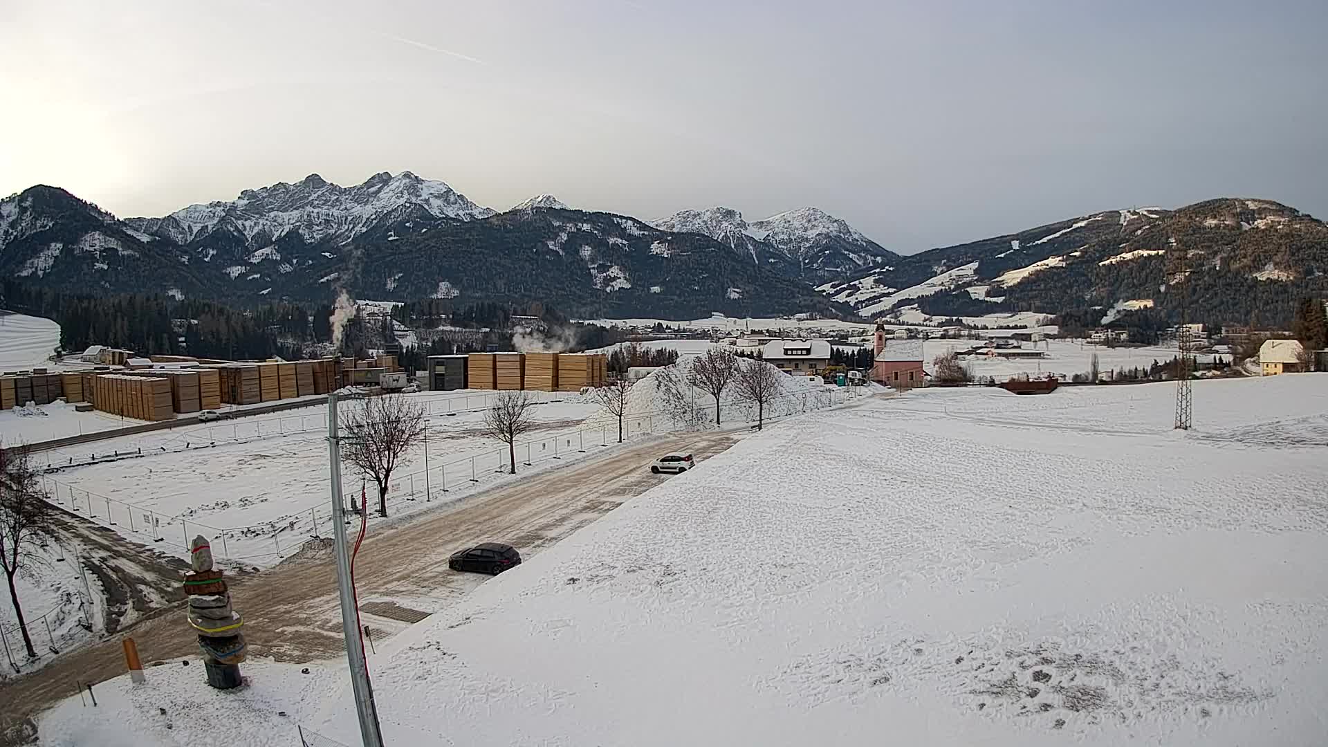 Webcam Rasun / Plan de Corones – Vista live dalla Valle di Anterselva