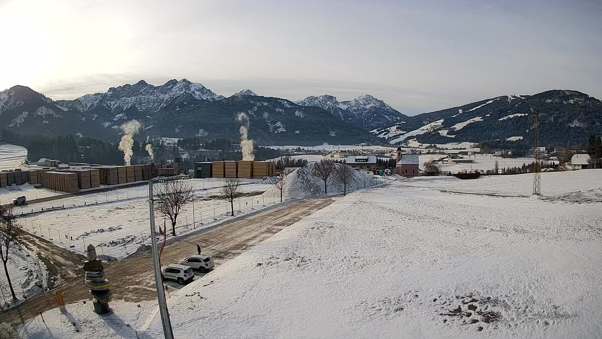 Webcam Rasun / Plan de Corones – Vista live dalla Valle di Anterselva