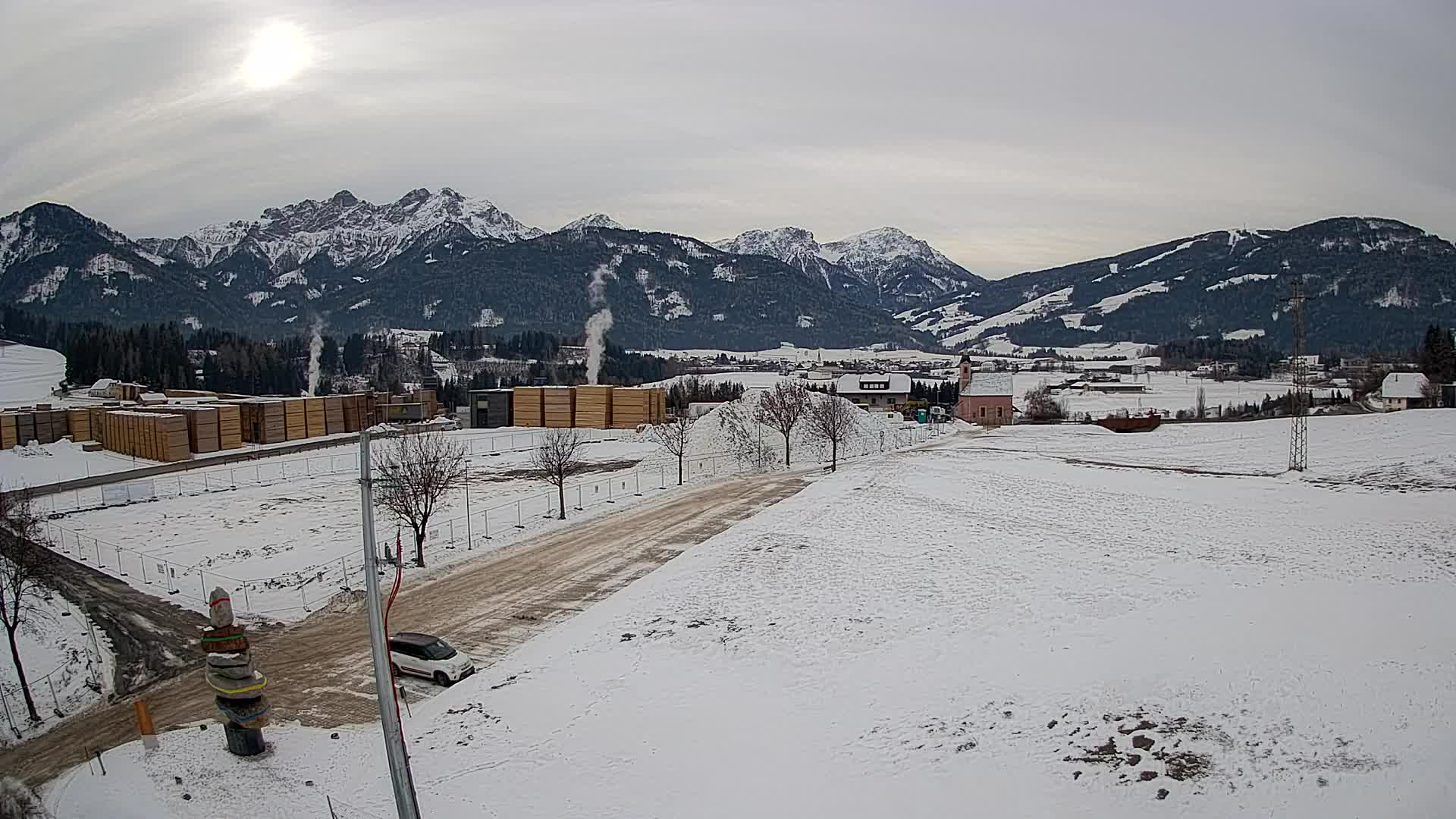 Webcam Rasun / Plan de Corones – Vista live dalla Valle di Anterselva