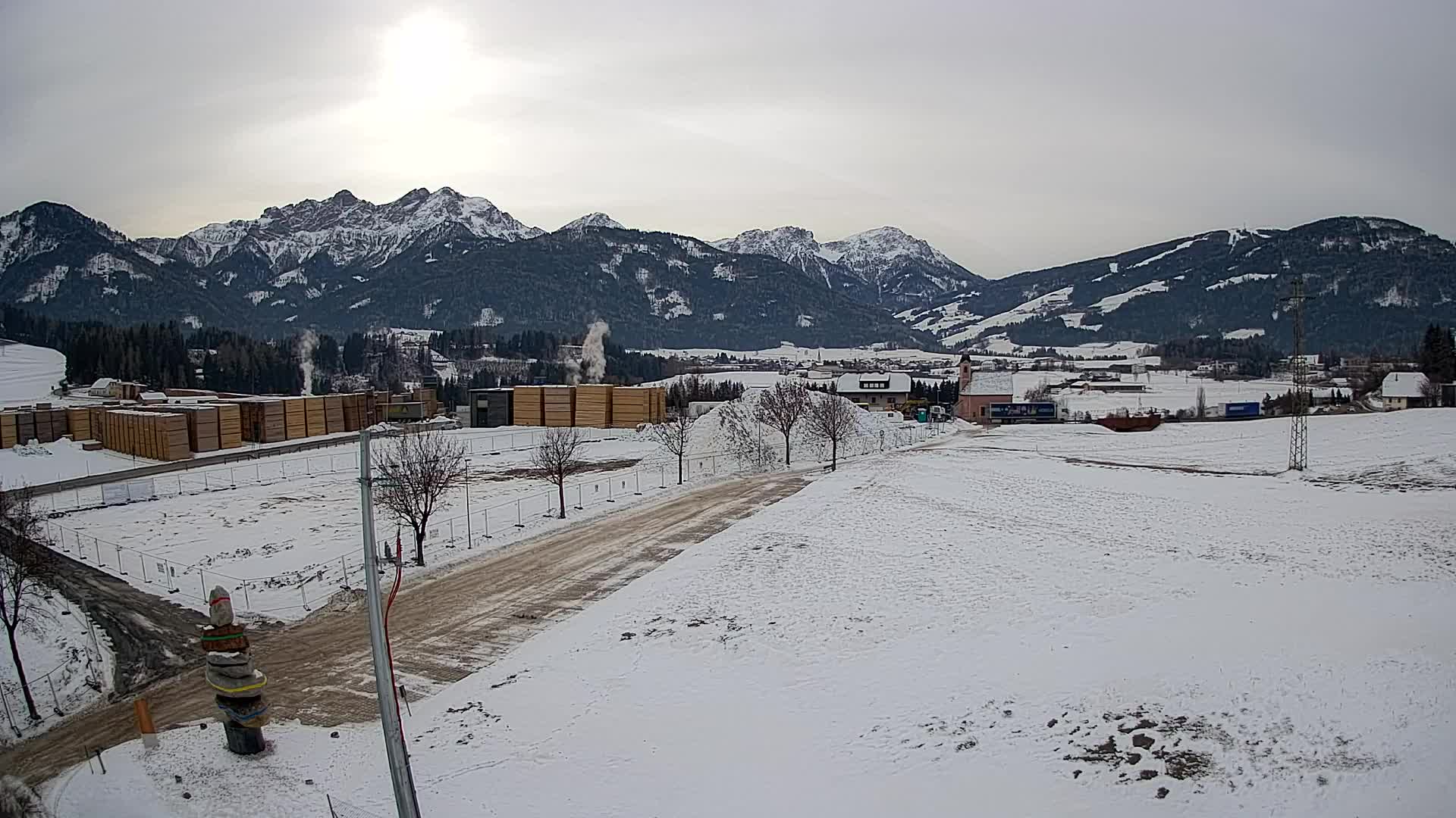 Webcam Rasun / Plan de Corones – Vista live dalla Valle di Anterselva