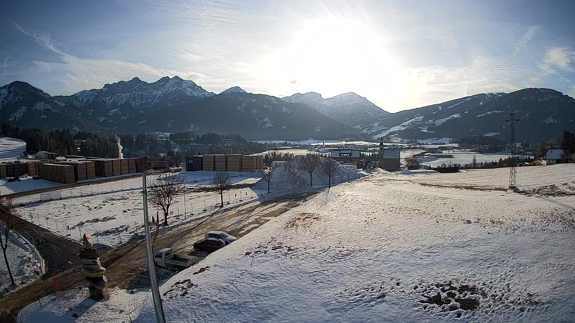 Webcam Rasun / Plan de Corones – Vista live dalla Valle di Anterselva