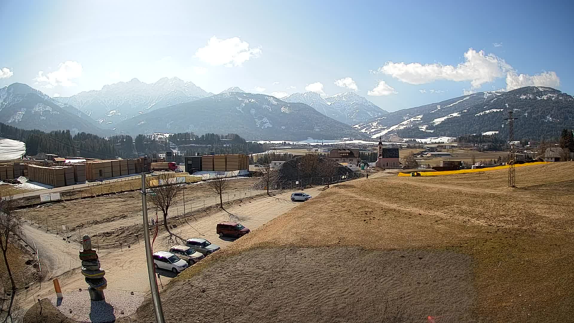 Webcam Rasun / Plan de Corones – Vista live dalla Valle di Anterselva