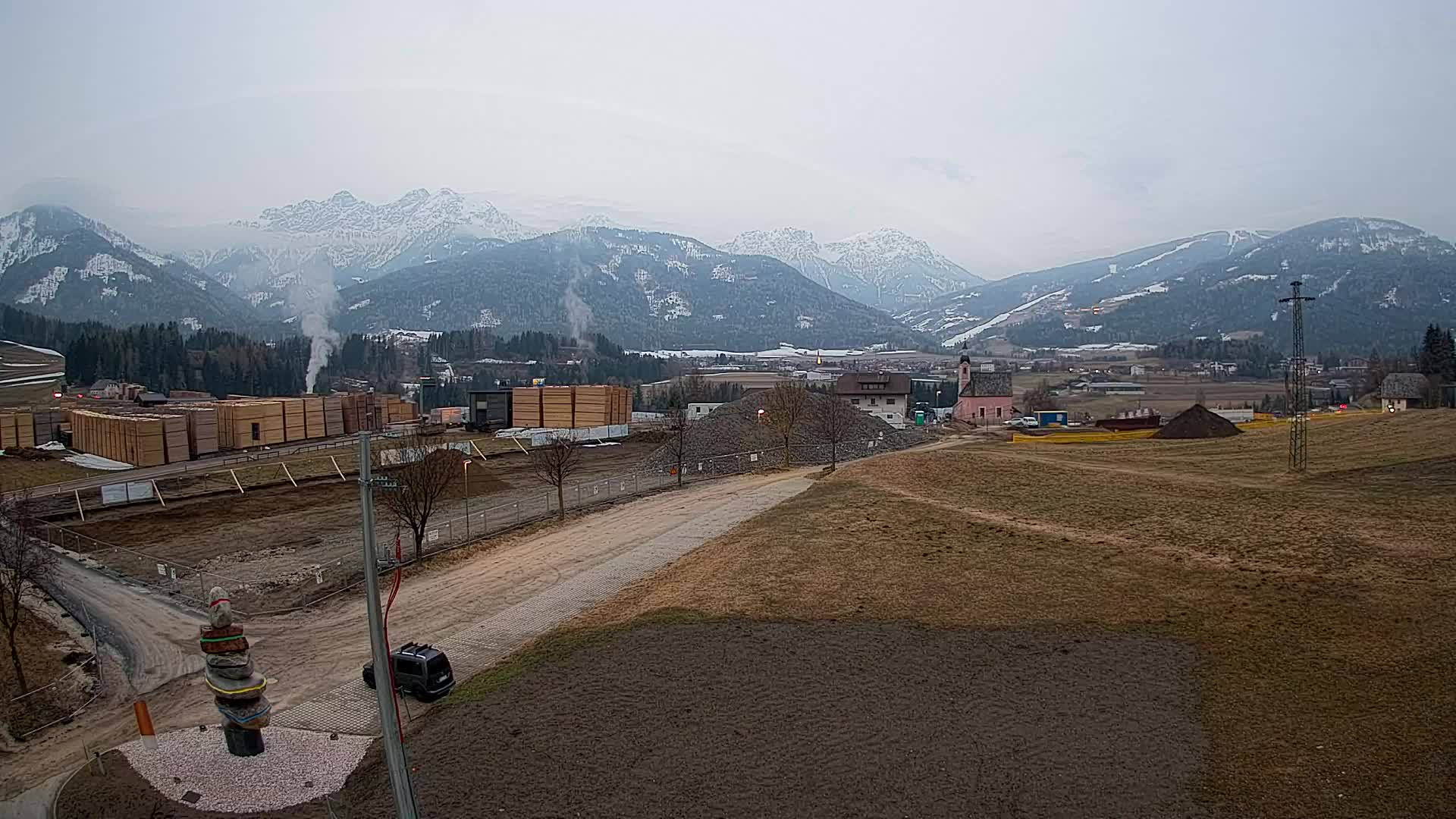 Webcam Rasun / Plan de Corones – Vista live dalla Valle di Anterselva