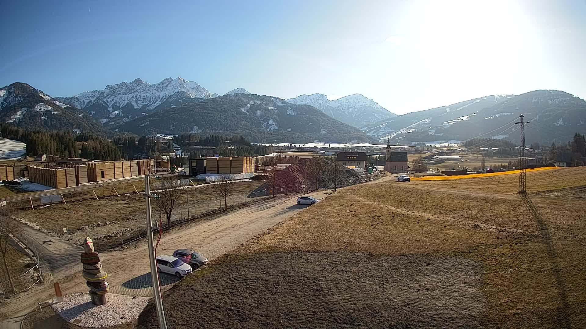 Webcam Rasun / Plan de Corones – Vista live dalla Valle di Anterselva