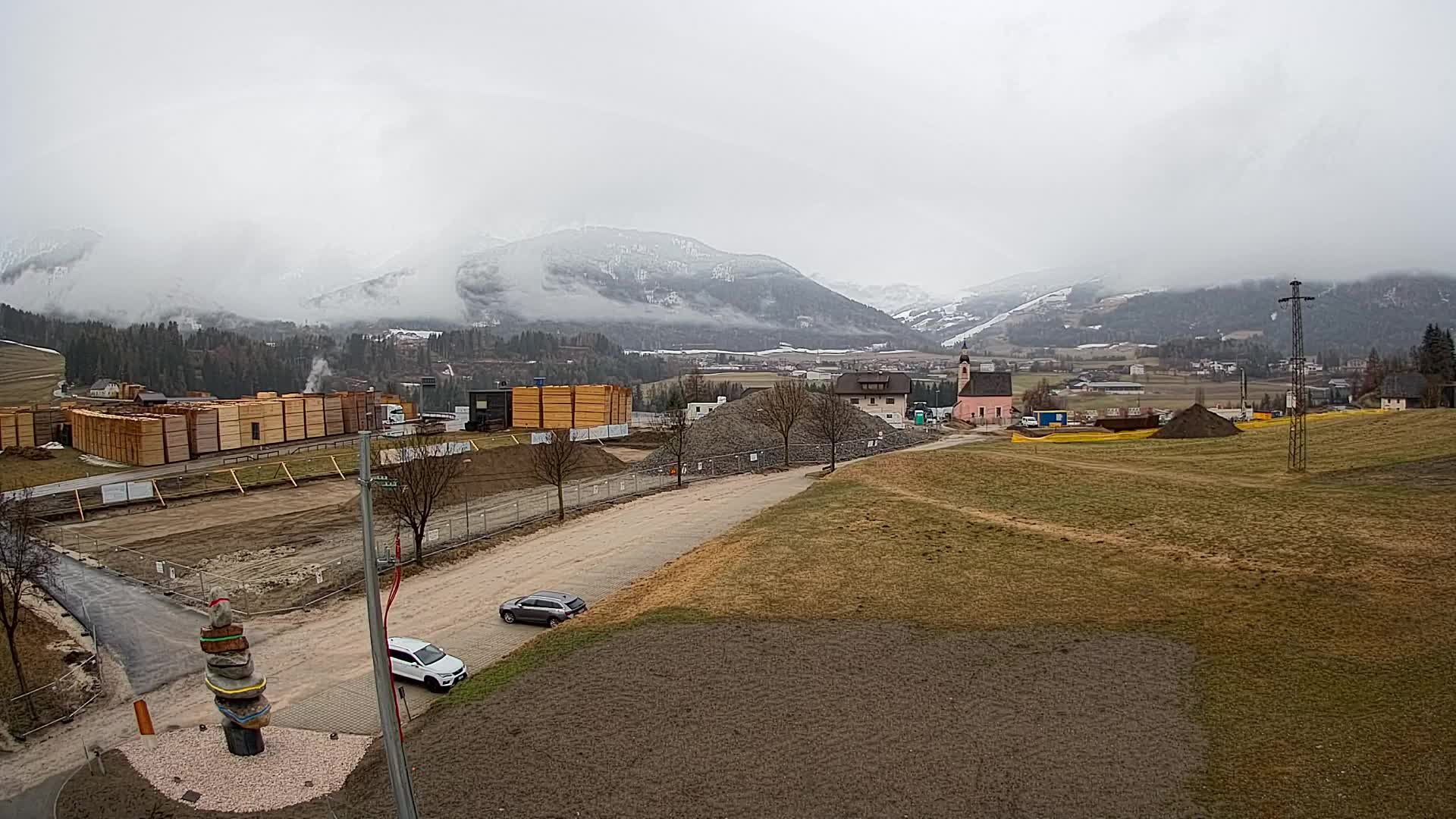 Webcam Rasun / Plan de Corones – Vista live dalla Valle di Anterselva