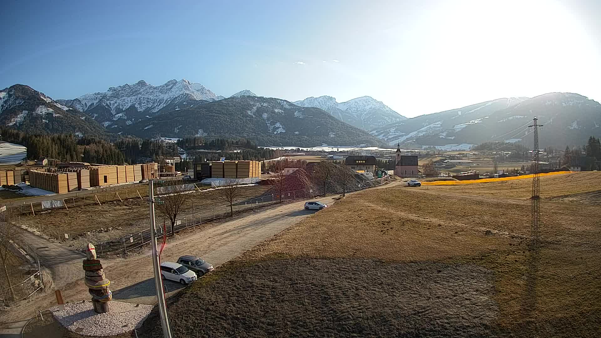 Webcam Rasun / Plan de Corones – Vista live dalla Valle di Anterselva