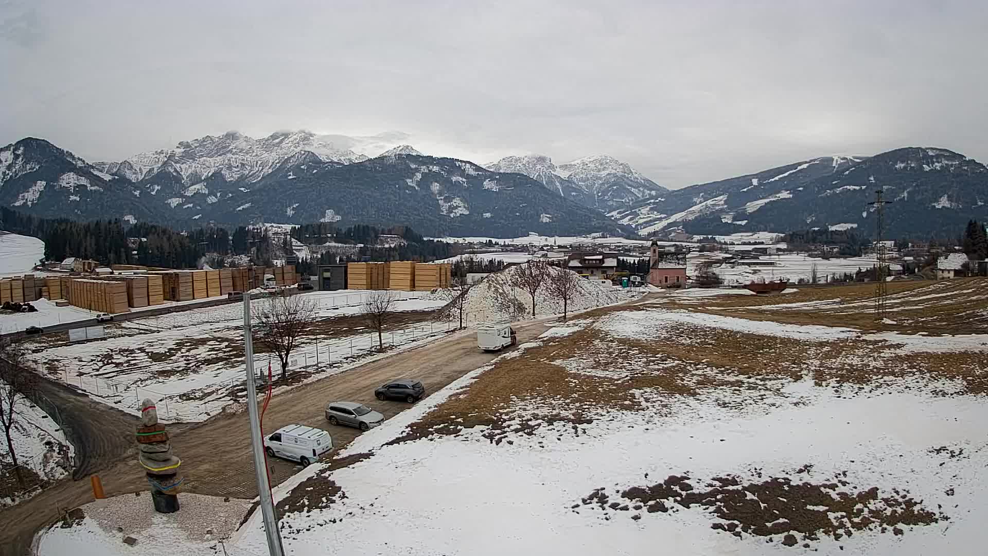 Webcam Rasun / Plan de Corones – Vista live dalla Valle di Anterselva