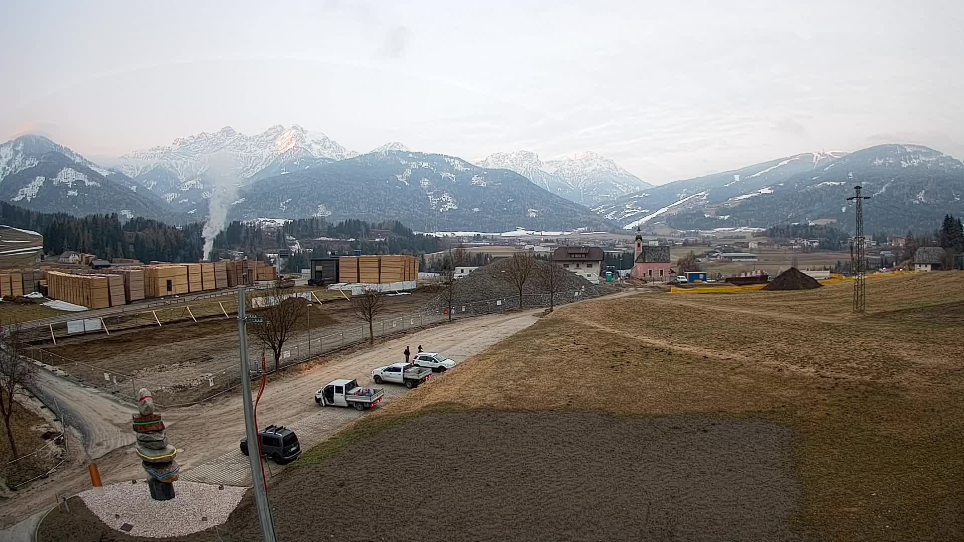 Webcam Rasun / Plan de Corones – Vista live dalla Valle di Anterselva