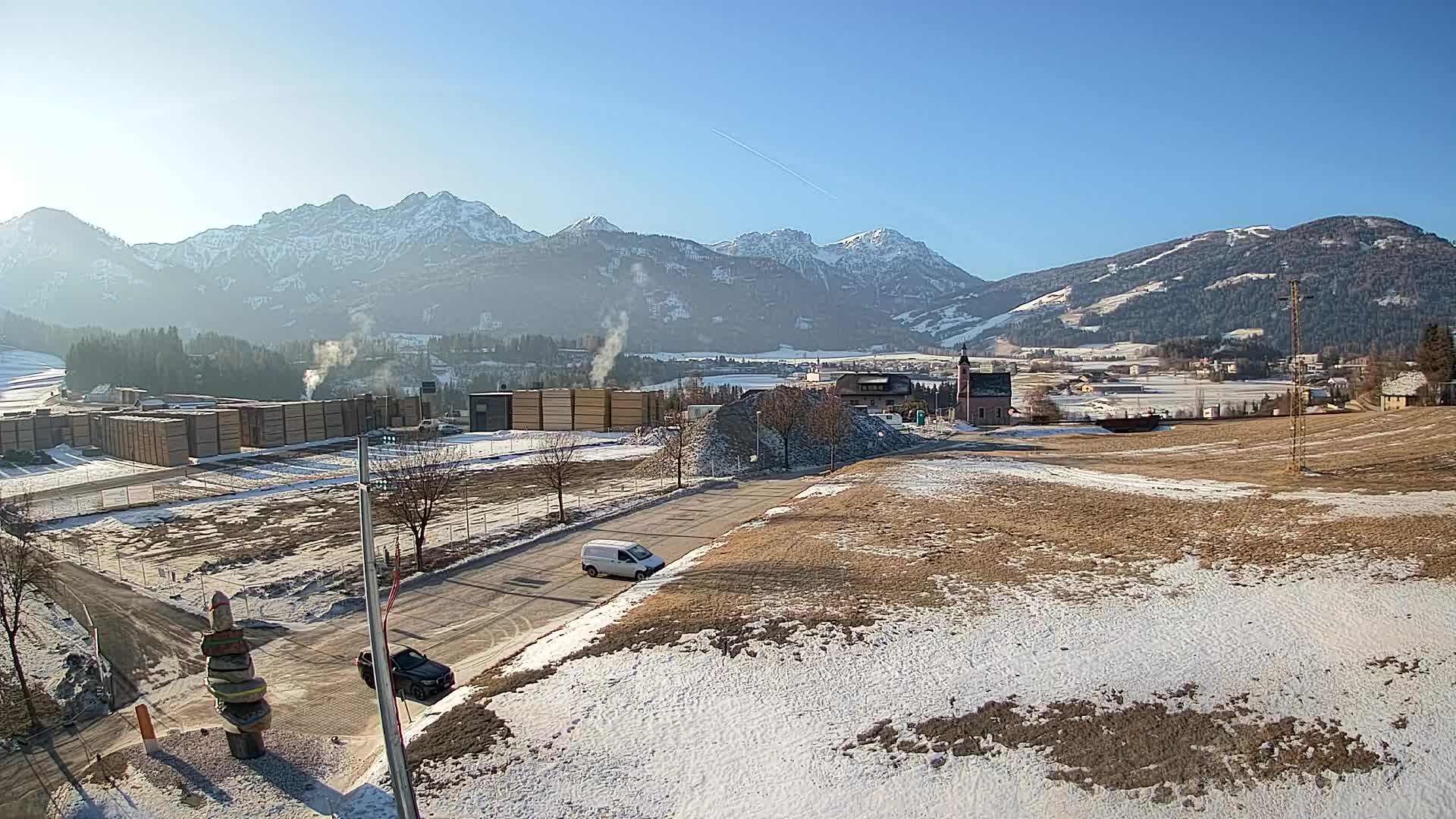 Webcam Rasun / Plan de Corones – Vista live dalla Valle di Anterselva