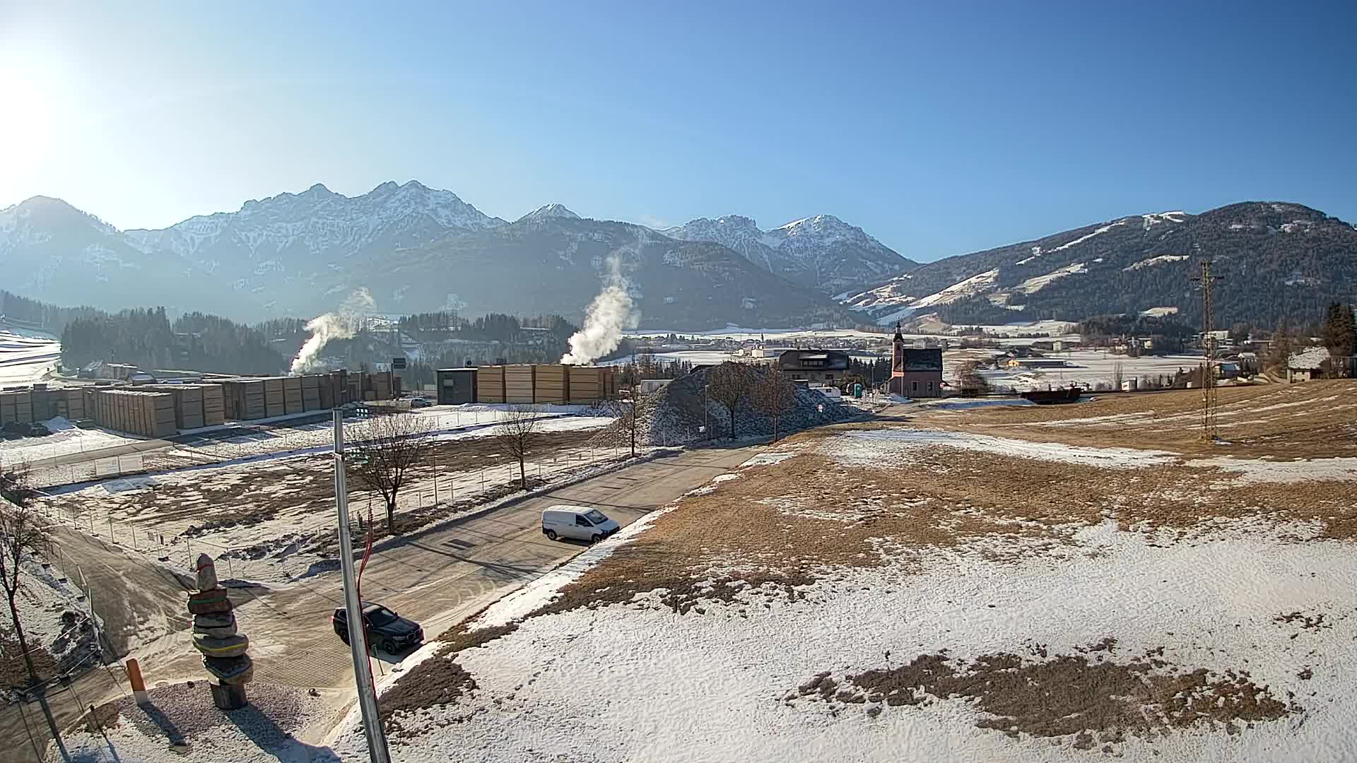 Webcam Rasun / Plan de Corones – Vista live dalla Valle di Anterselva