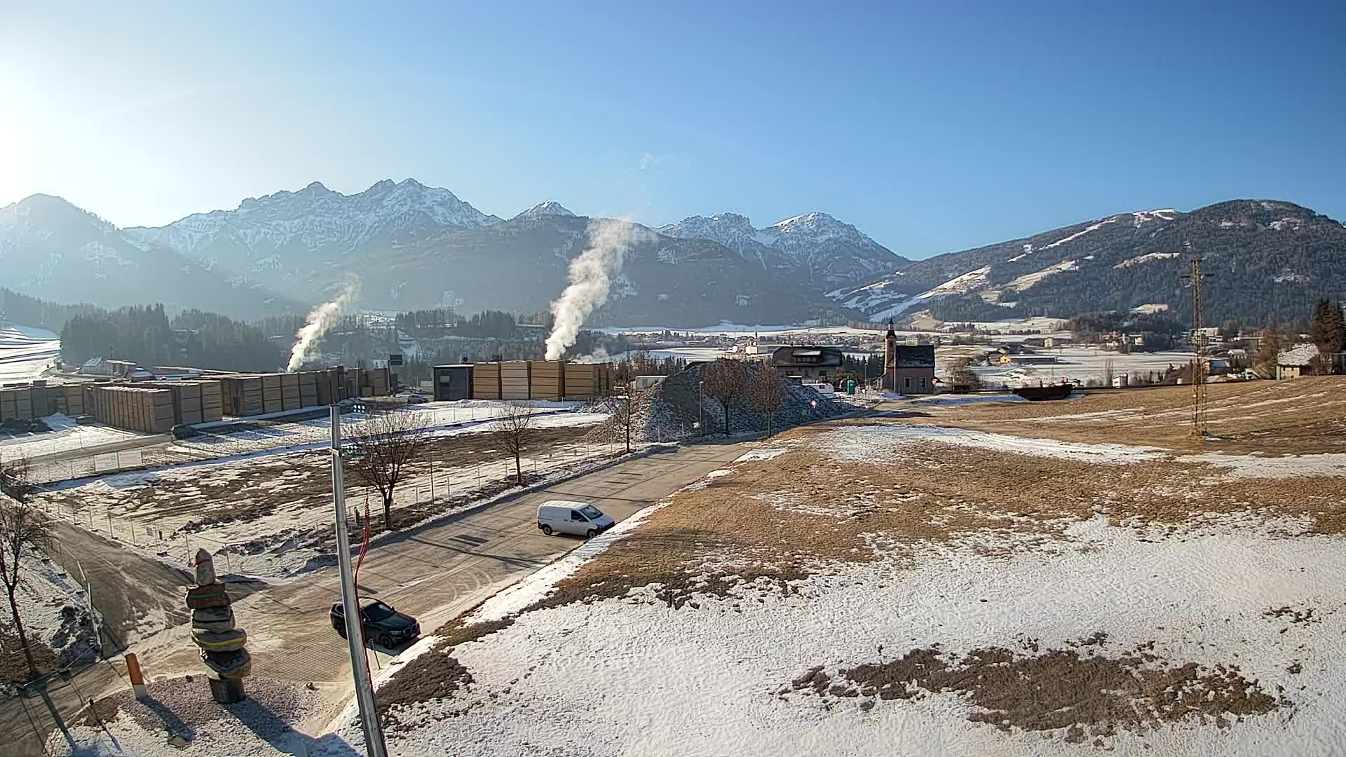 Webcam Rasun / Plan de Corones – Vista live dalla Valle di Anterselva