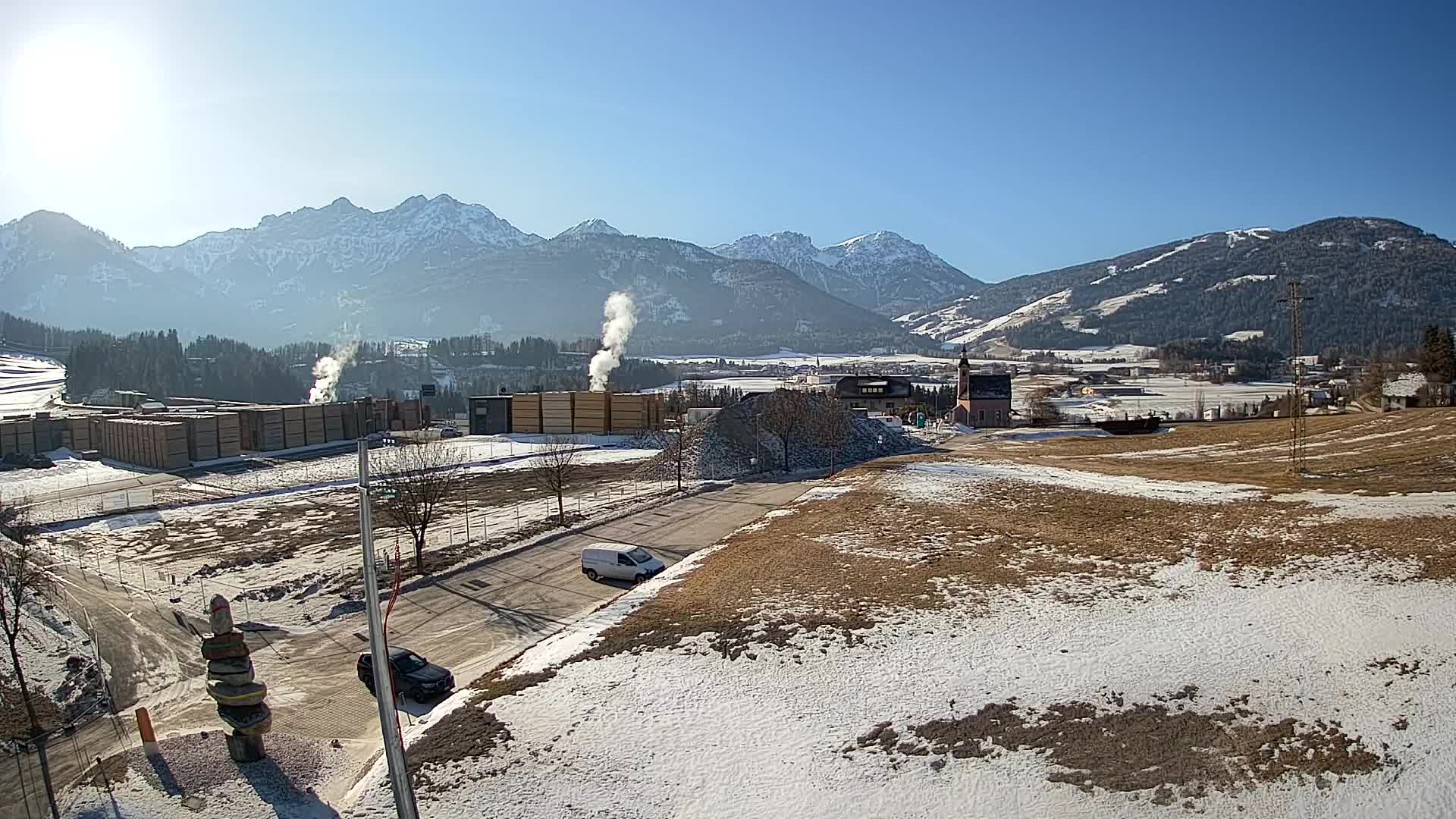 Webcam Rasun / Plan de Corones – Vista live dalla Valle di Anterselva