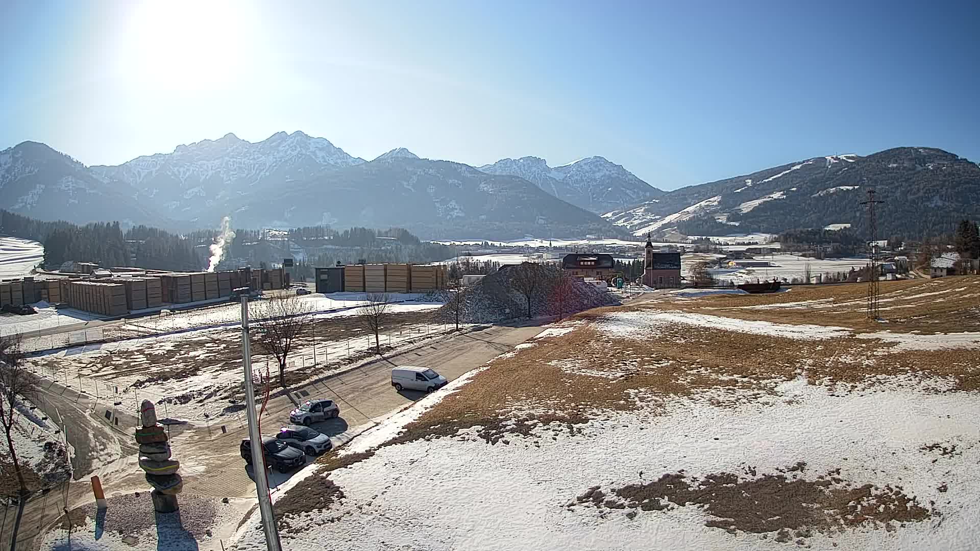 Webcam Rasun / Plan de Corones – Vista live dalla Valle di Anterselva