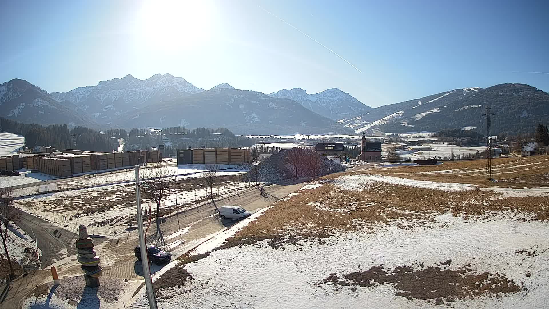 Webcam Rasun / Plan de Corones – Vista live dalla Valle di Anterselva