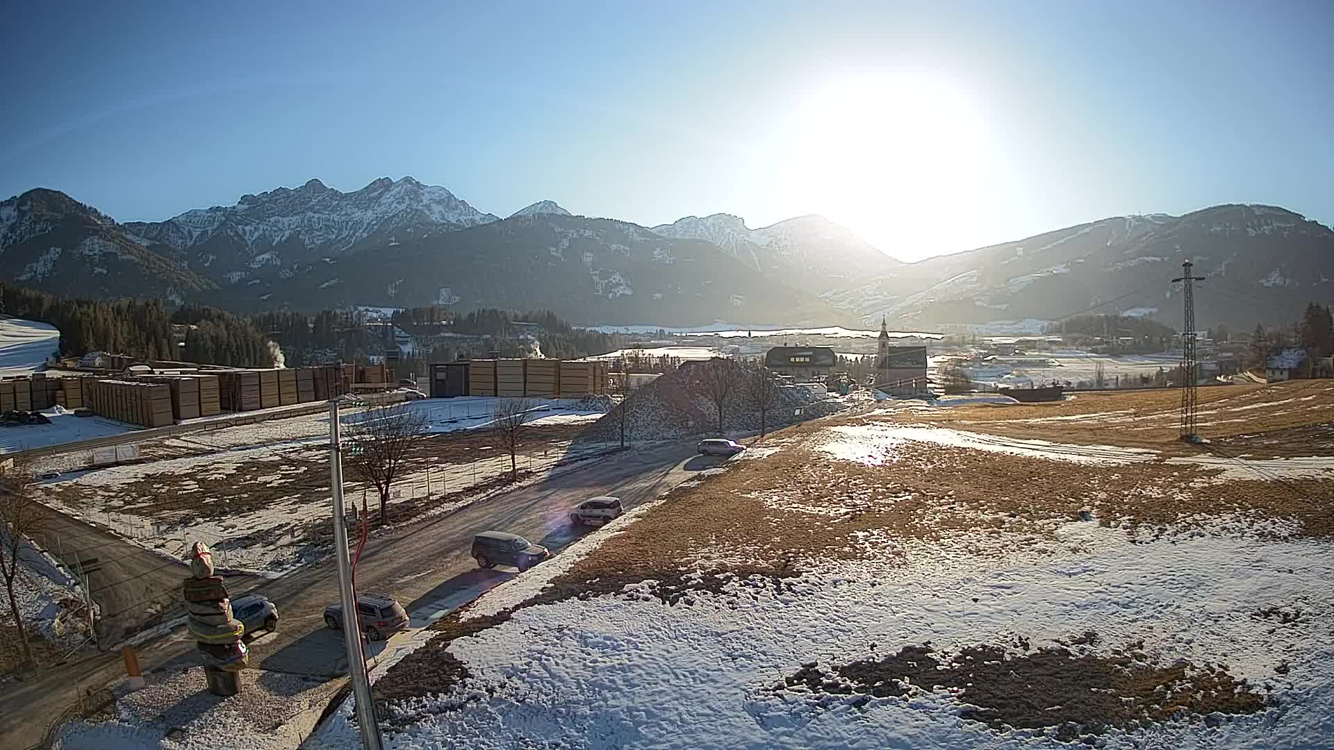 Webcam Rasun / Plan de Corones – Vista live dalla Valle di Anterselva