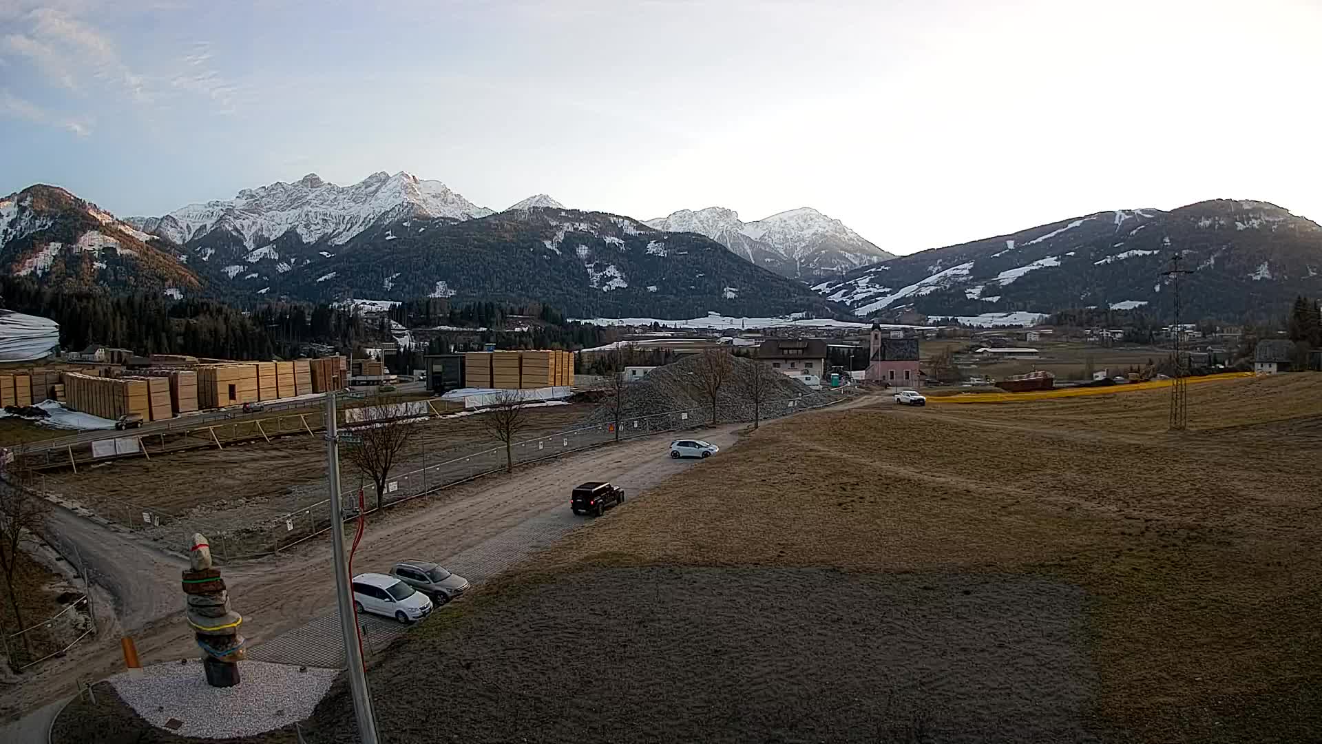 Webcam Rasun / Plan de Corones – Vista live dalla Valle di Anterselva