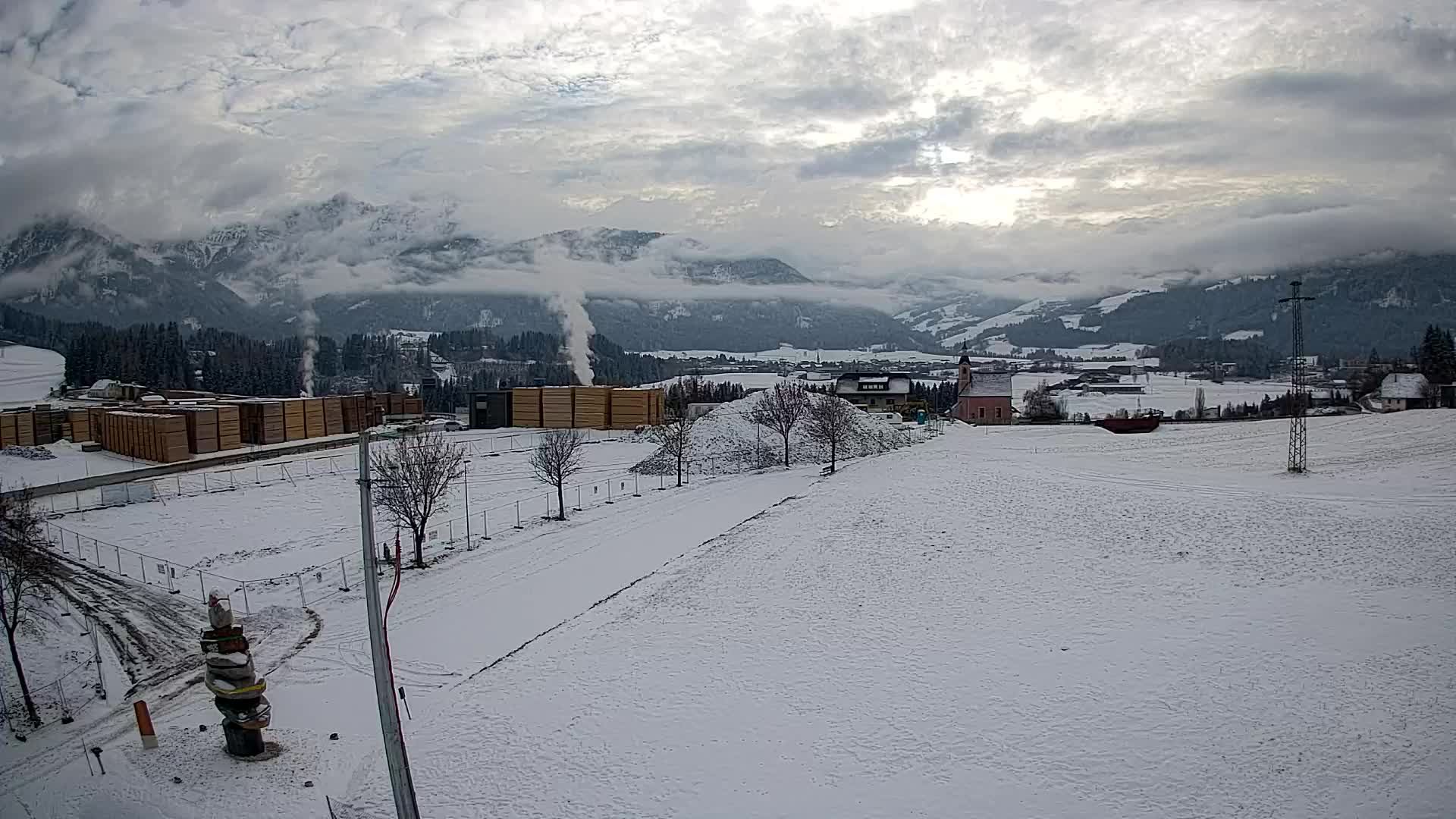 Webcam Rasun / Plan de Corones – Vista live dalla Valle di Anterselva