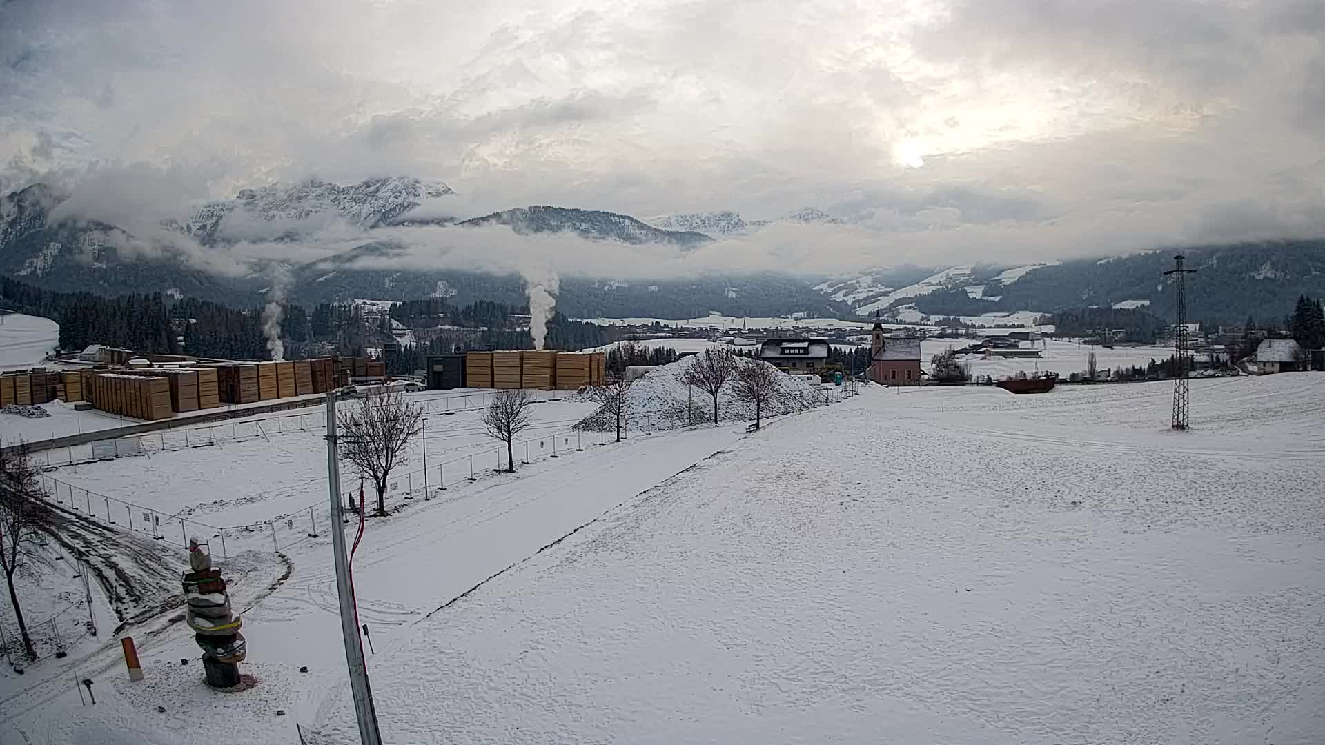 Webcam Rasun / Plan de Corones – Vista live dalla Valle di Anterselva