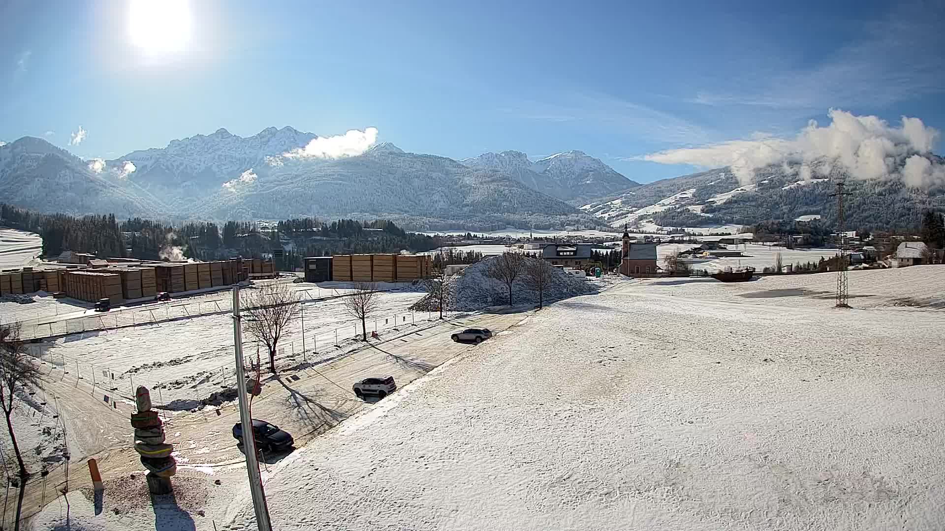 Webcam Rasun / Plan de Corones – Vista live dalla Valle di Anterselva