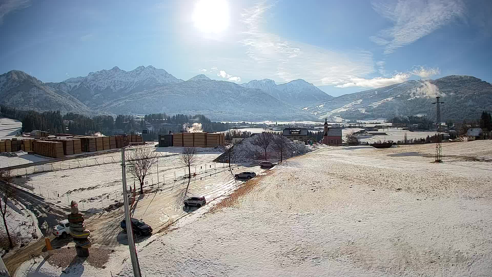 Webcam Rasun / Plan de Corones – Vista live dalla Valle di Anterselva