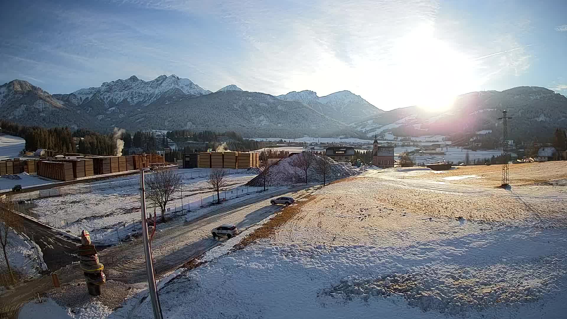 Webcam Rasun / Plan de Corones – Vista live dalla Valle di Anterselva