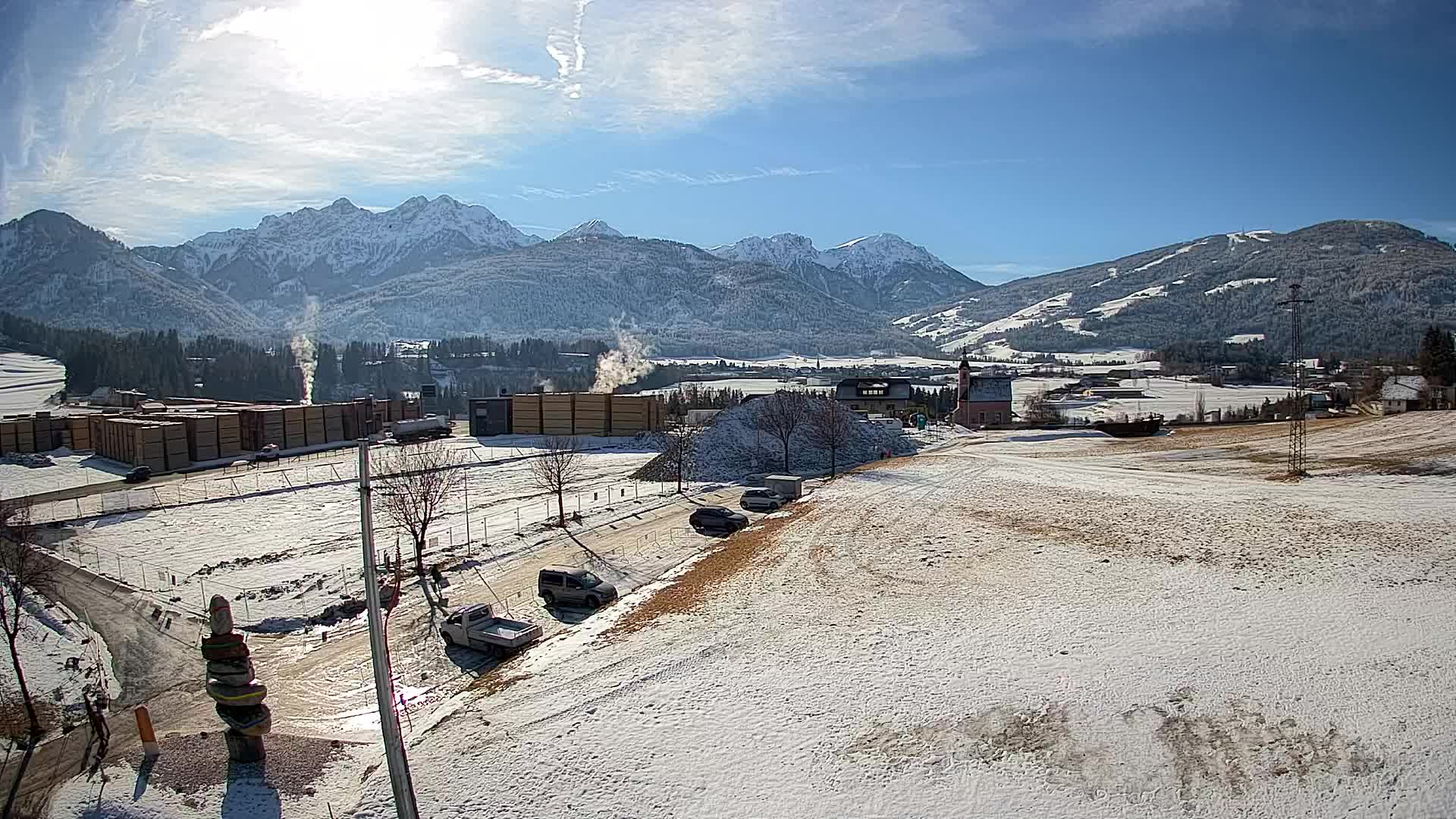 Webcam Rasun / Plan de Corones – Vista live dalla Valle di Anterselva