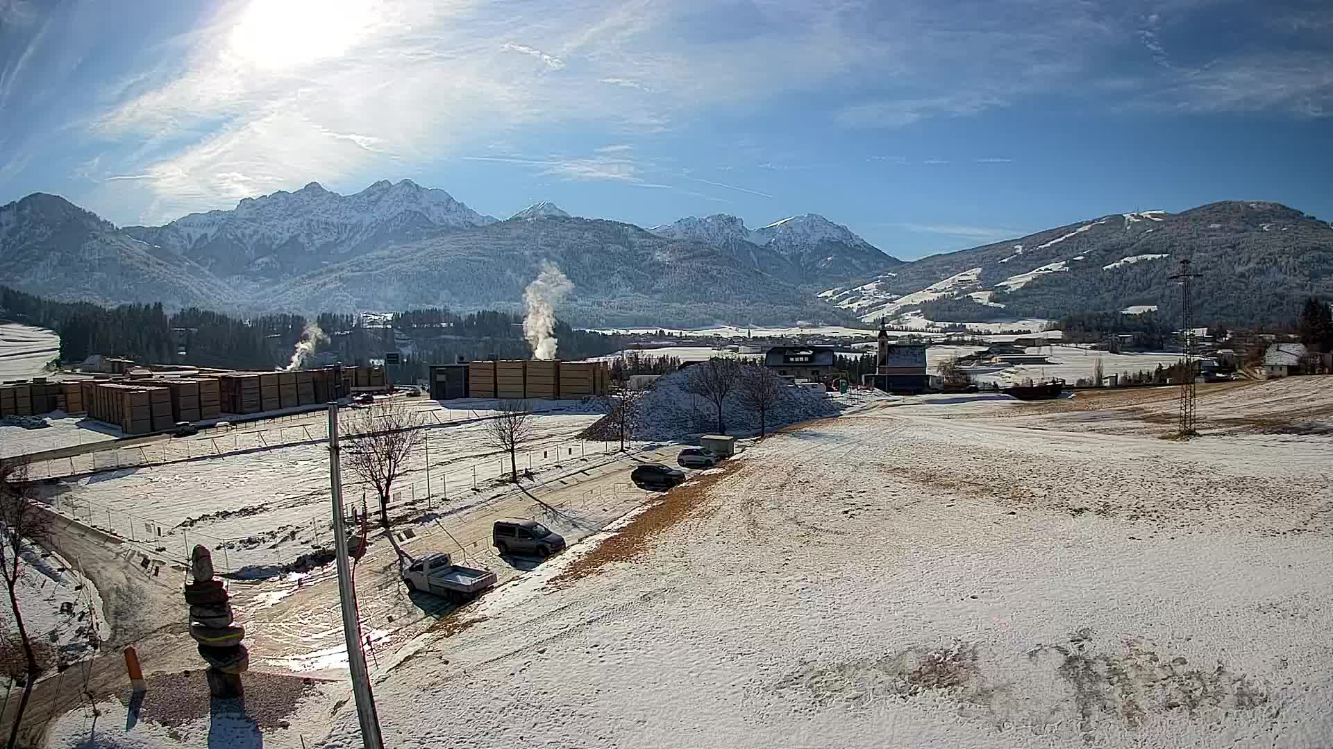 Webcam Rasun / Plan de Corones – Vista live dalla Valle di Anterselva