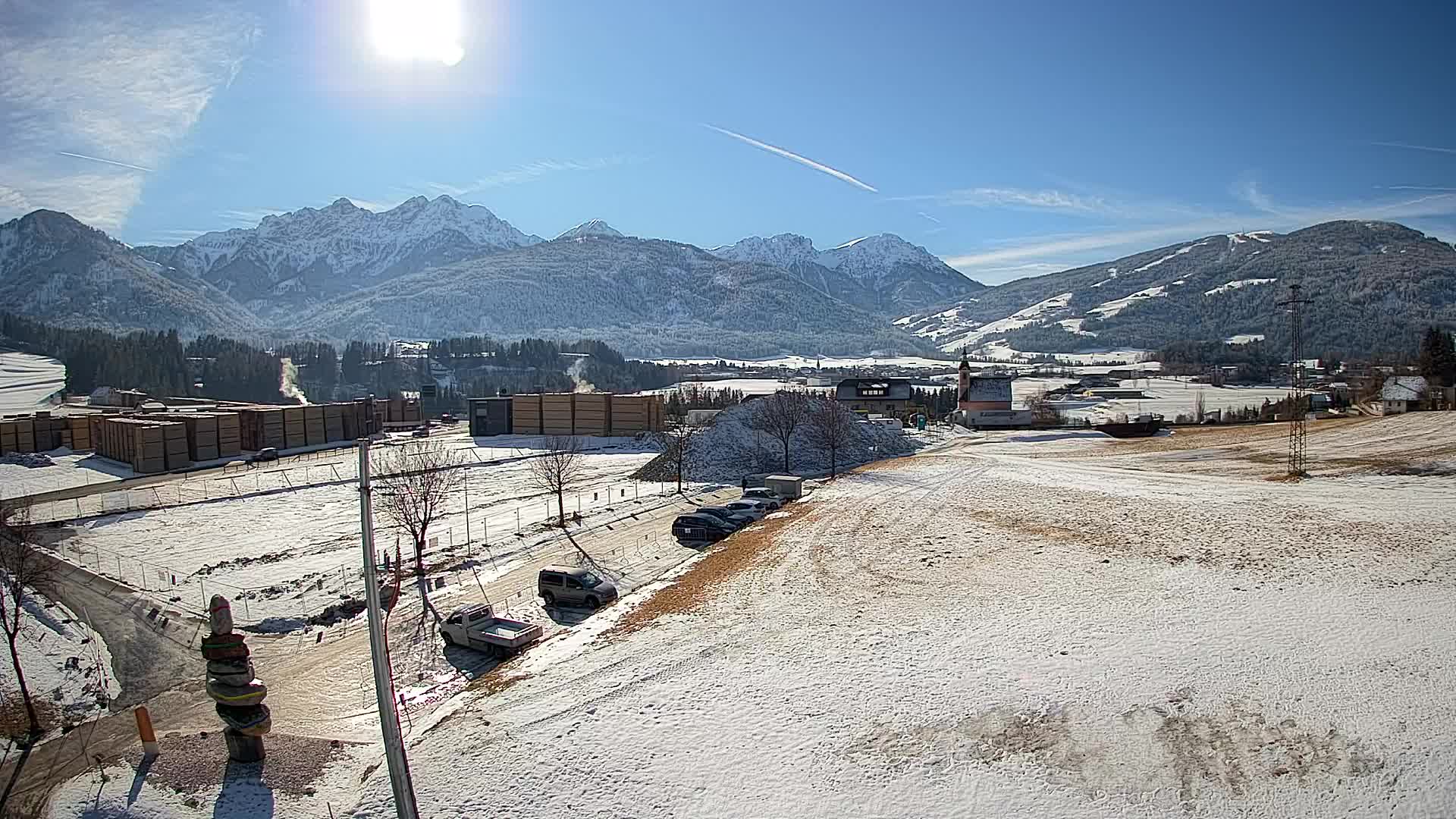 Webcam Rasun / Plan de Corones – Vista live dalla Valle di Anterselva