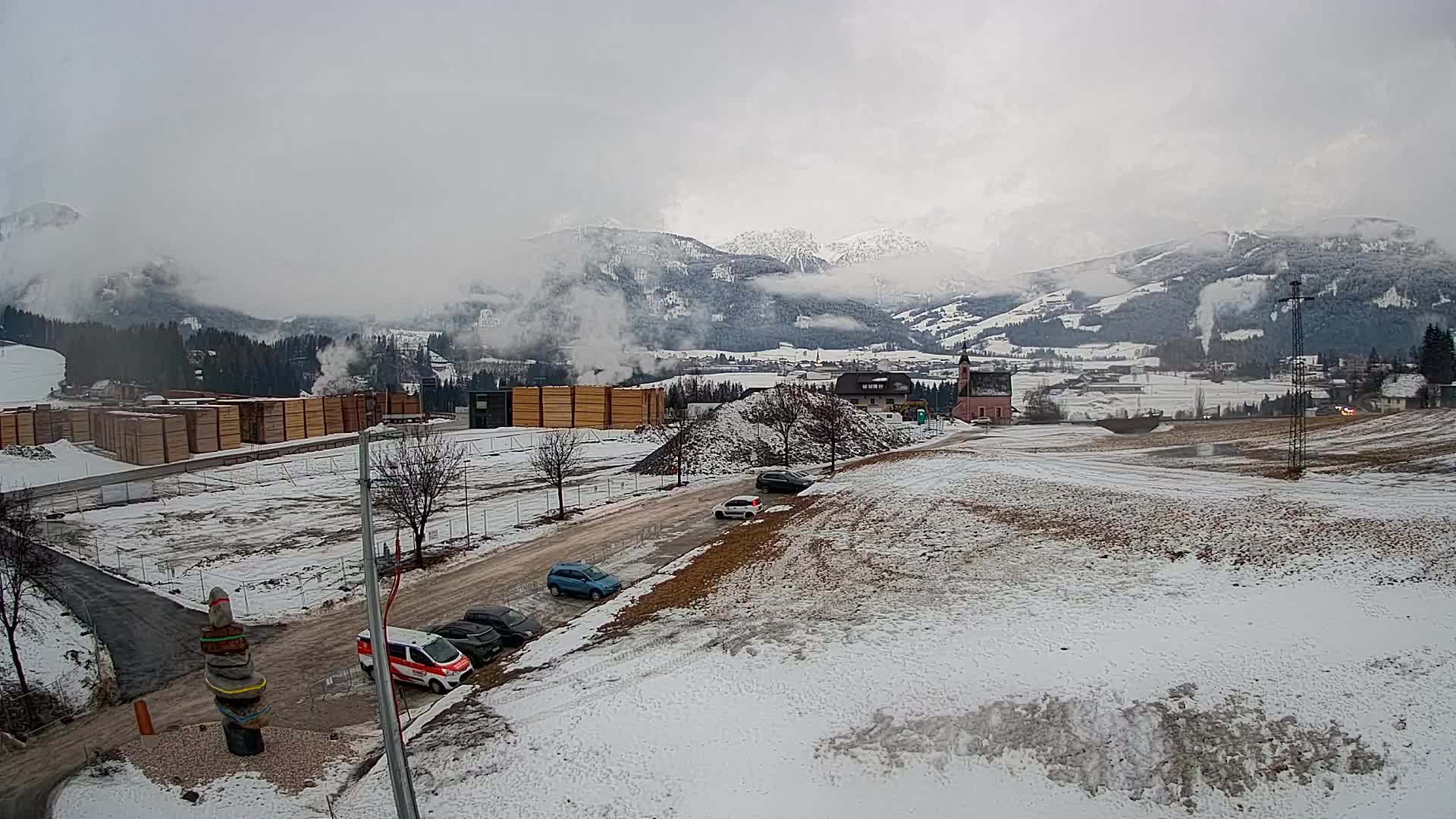 Webcam Rasun / Plan de Corones – Vista live dalla Valle di Anterselva