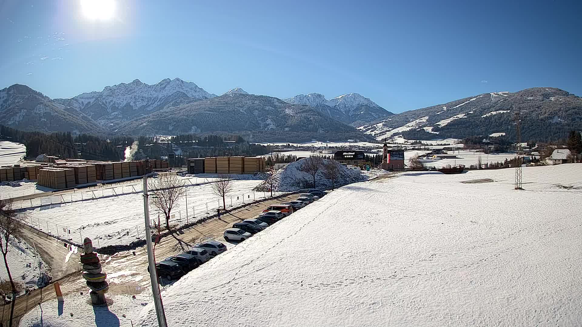 Webcam Rasun / Plan de Corones – Vista live dalla Valle di Anterselva