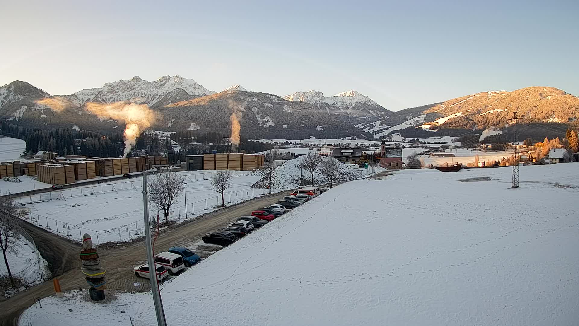 Webcam Rasun / Plan de Corones – Vista live dalla Valle di Anterselva