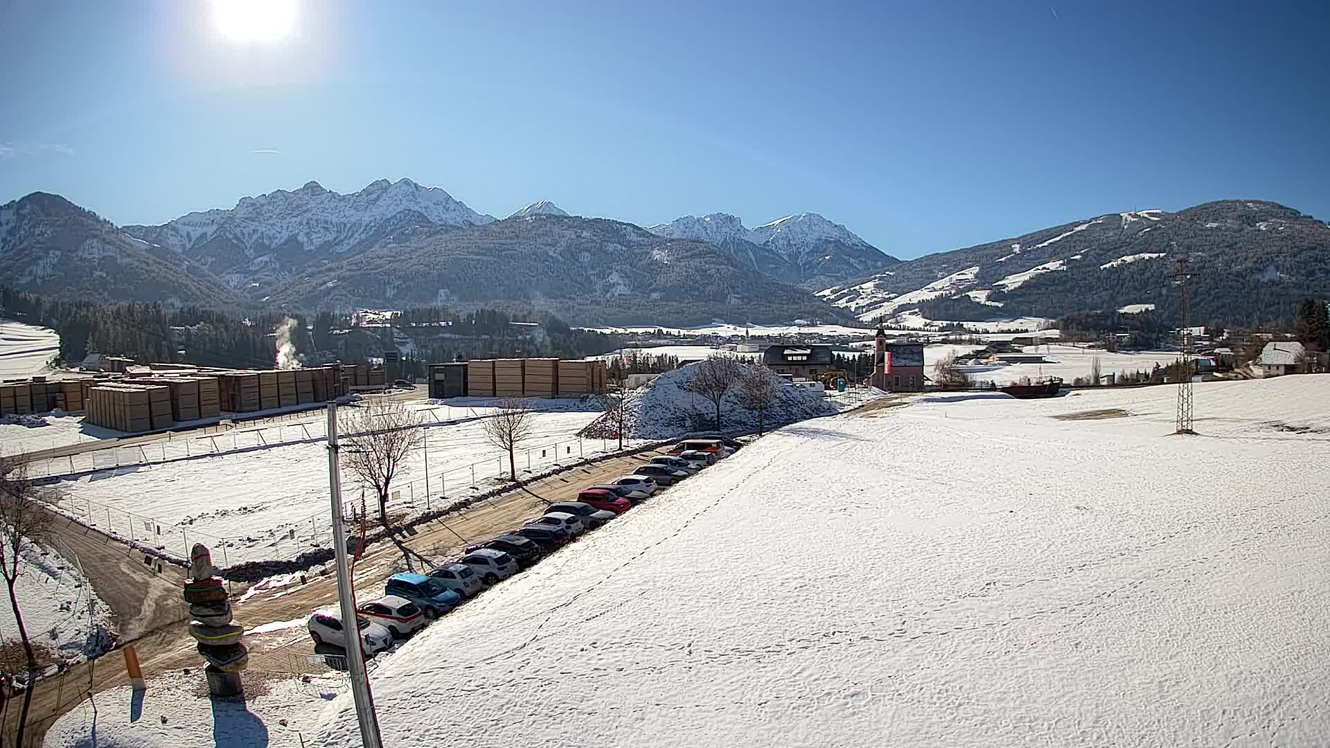 Webcam Rasun / Plan de Corones – Vista live dalla Valle di Anterselva