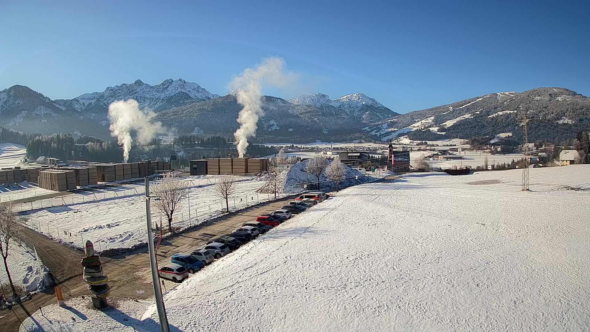 Webcam Rasun / Plan de Corones – Vista live dalla Valle di Anterselva