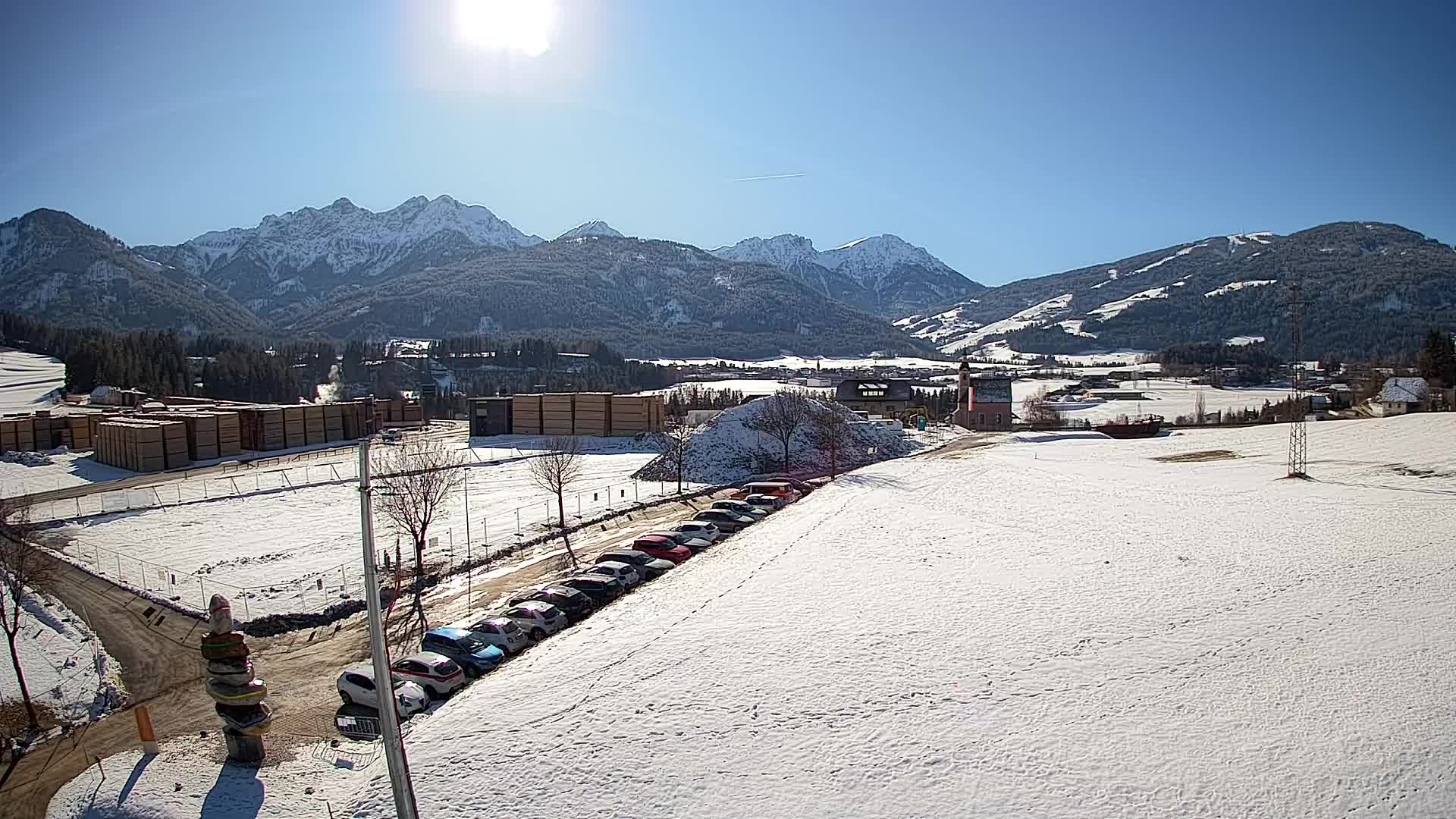 Webcam Rasun / Plan de Corones – Vista live dalla Valle di Anterselva