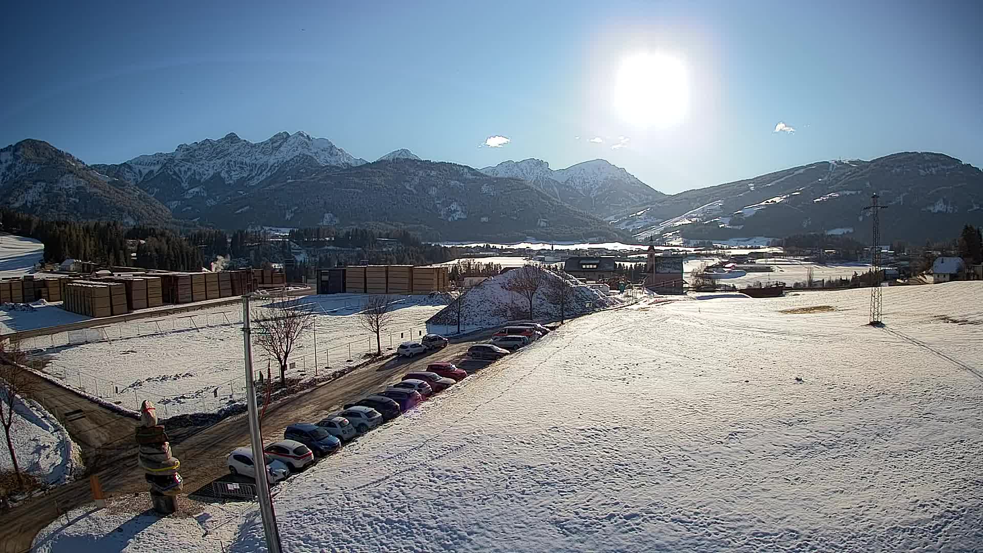 Webcam Rasun / Plan de Corones – Vista live dalla Valle di Anterselva