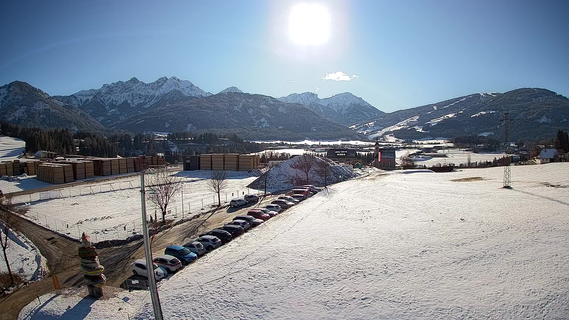 Webcam Rasun / Plan de Corones – Vista live dalla Valle di Anterselva