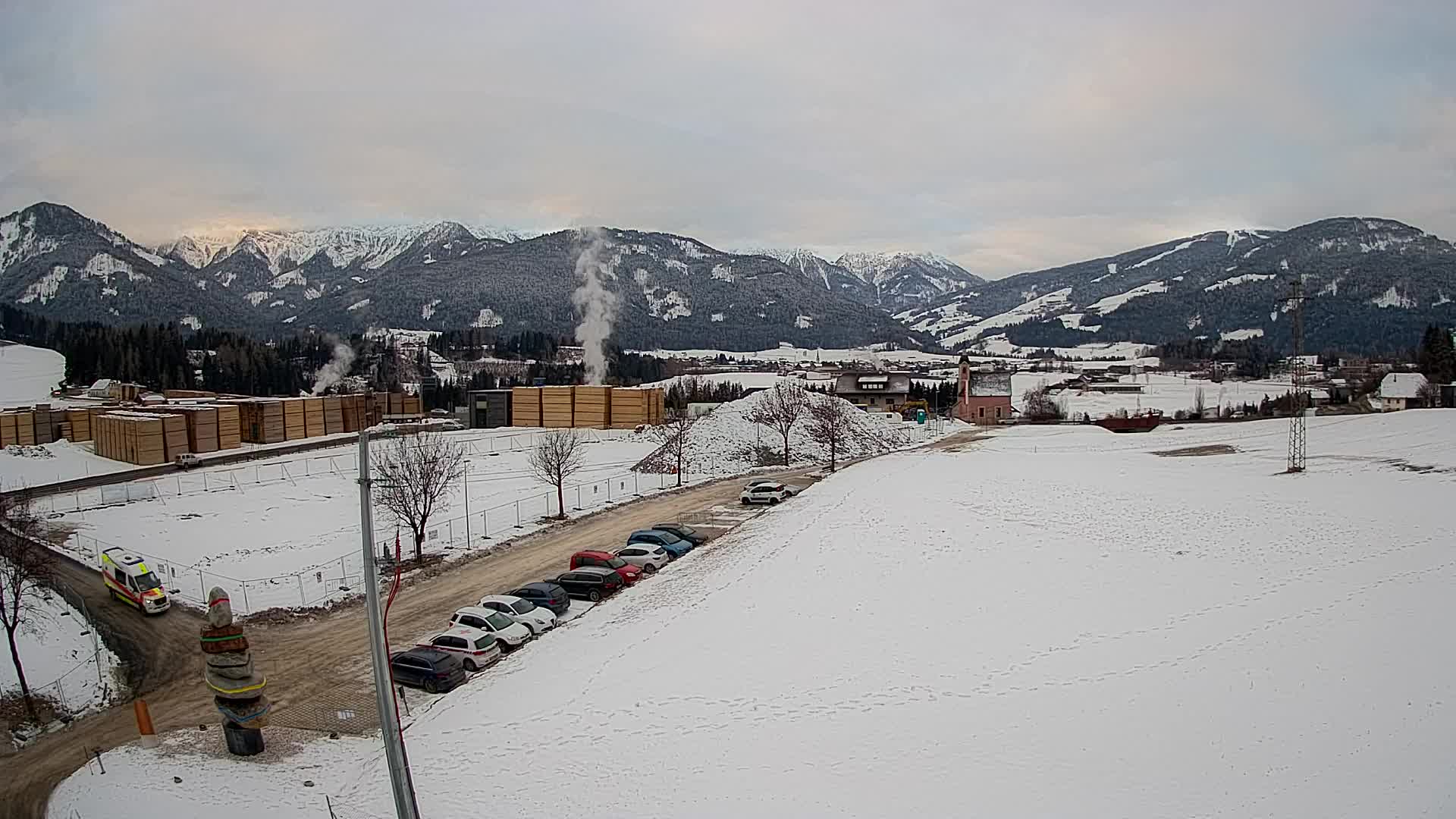 Webcam Rasun / Plan de Corones – Vista live dalla Valle di Anterselva