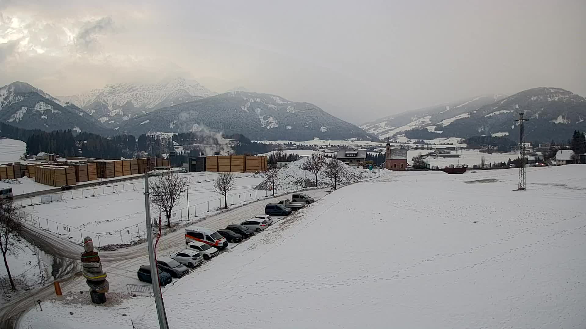 Webcam Rasun / Plan de Corones – Vista live dalla Valle di Anterselva